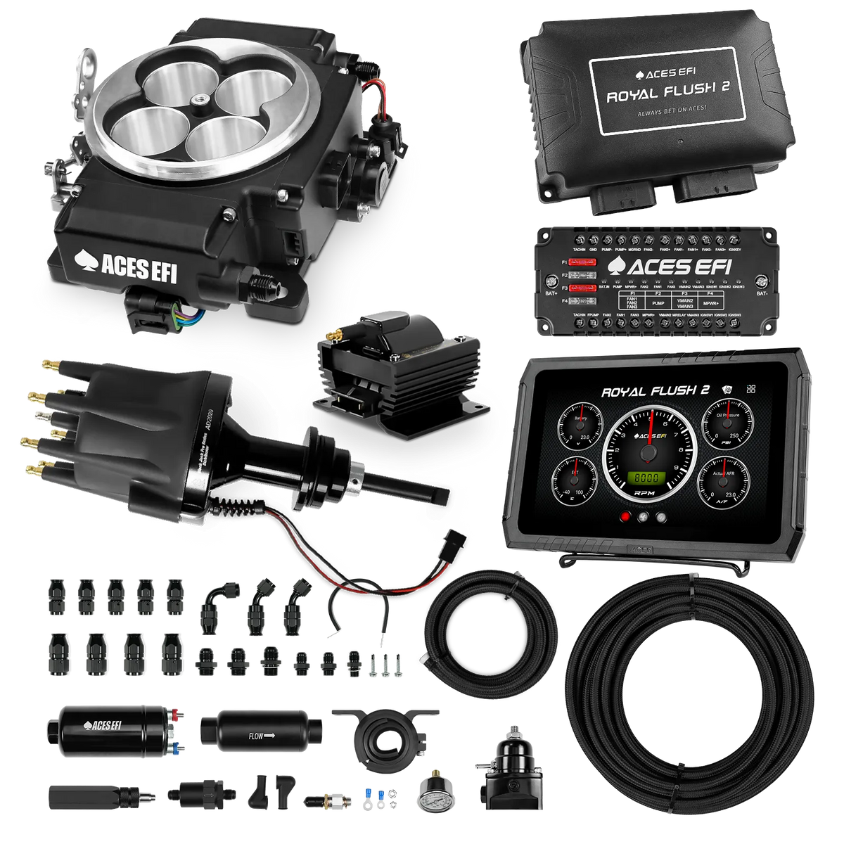 Royal Flush 2 EFI/CDI Master Kits (Black)