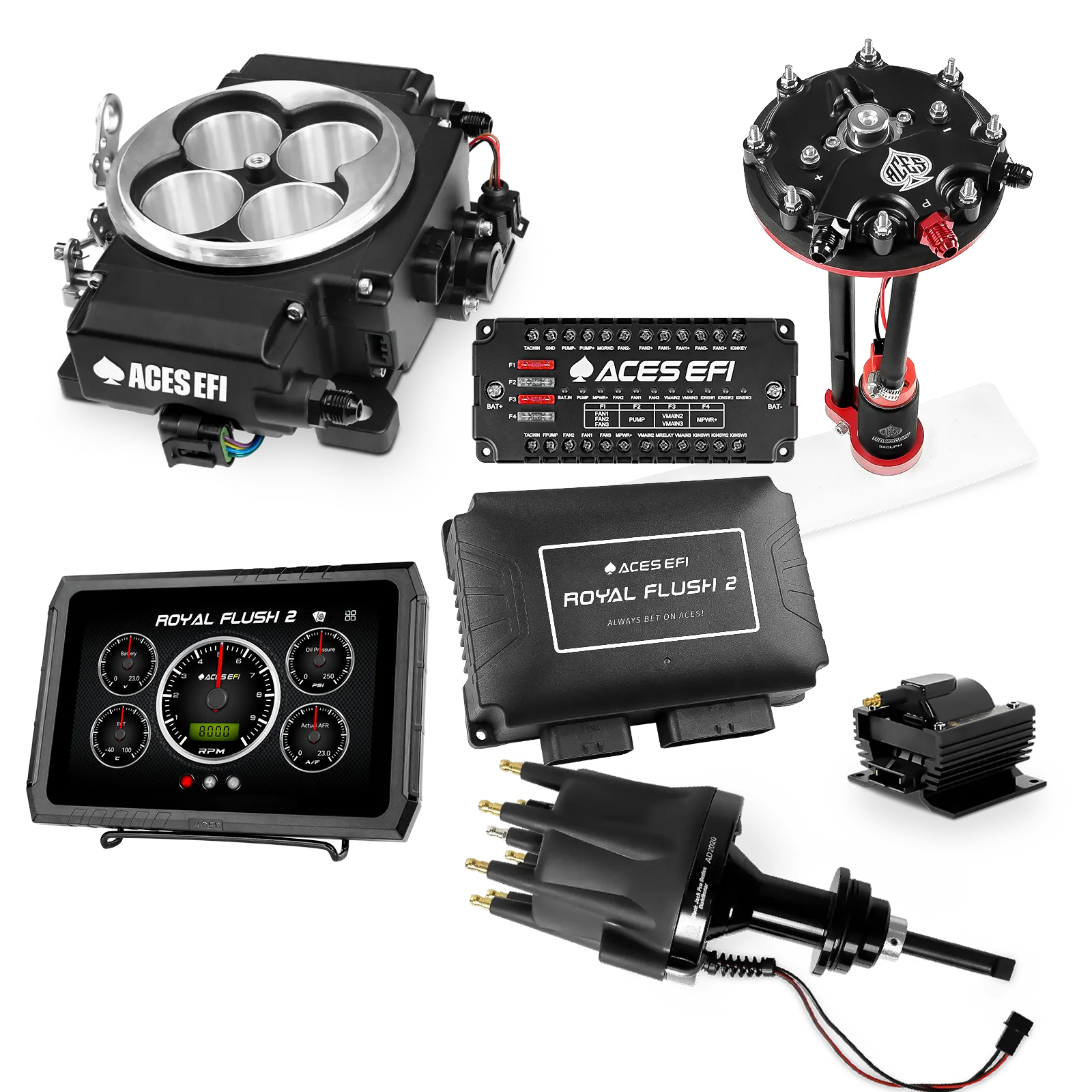 Royal Flush 2 EFI/CDI Master Kits (Black)