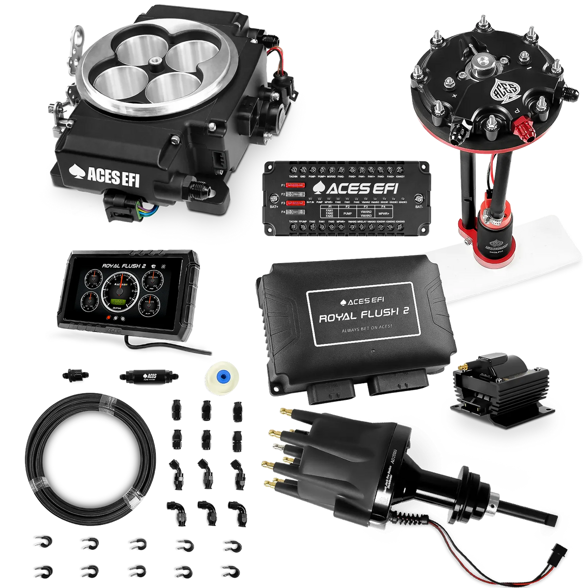 Royal Flush 2 EFI/CDI Master Kits (Black)