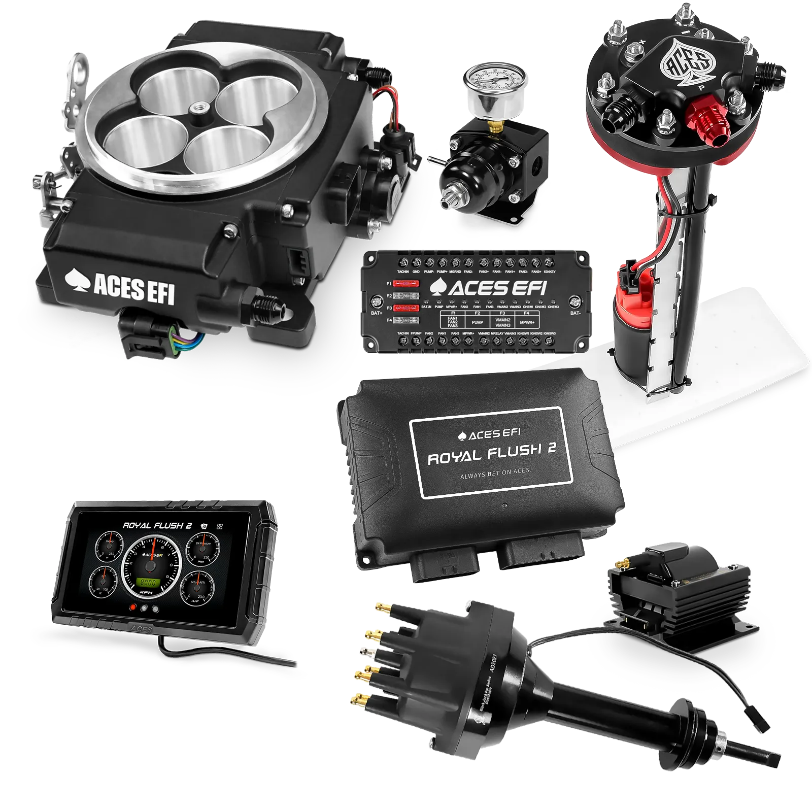 Royal Flush 2 EFI/CDI Master Kits (Black)