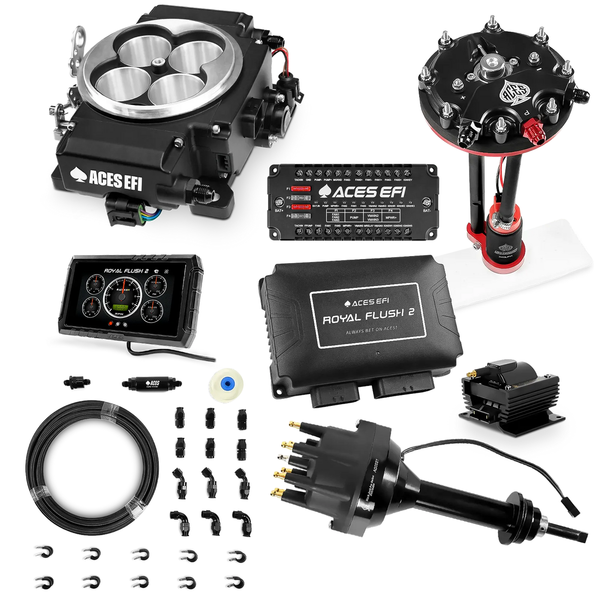 Royal Flush 2 EFI/CDI Master Kits (Black)