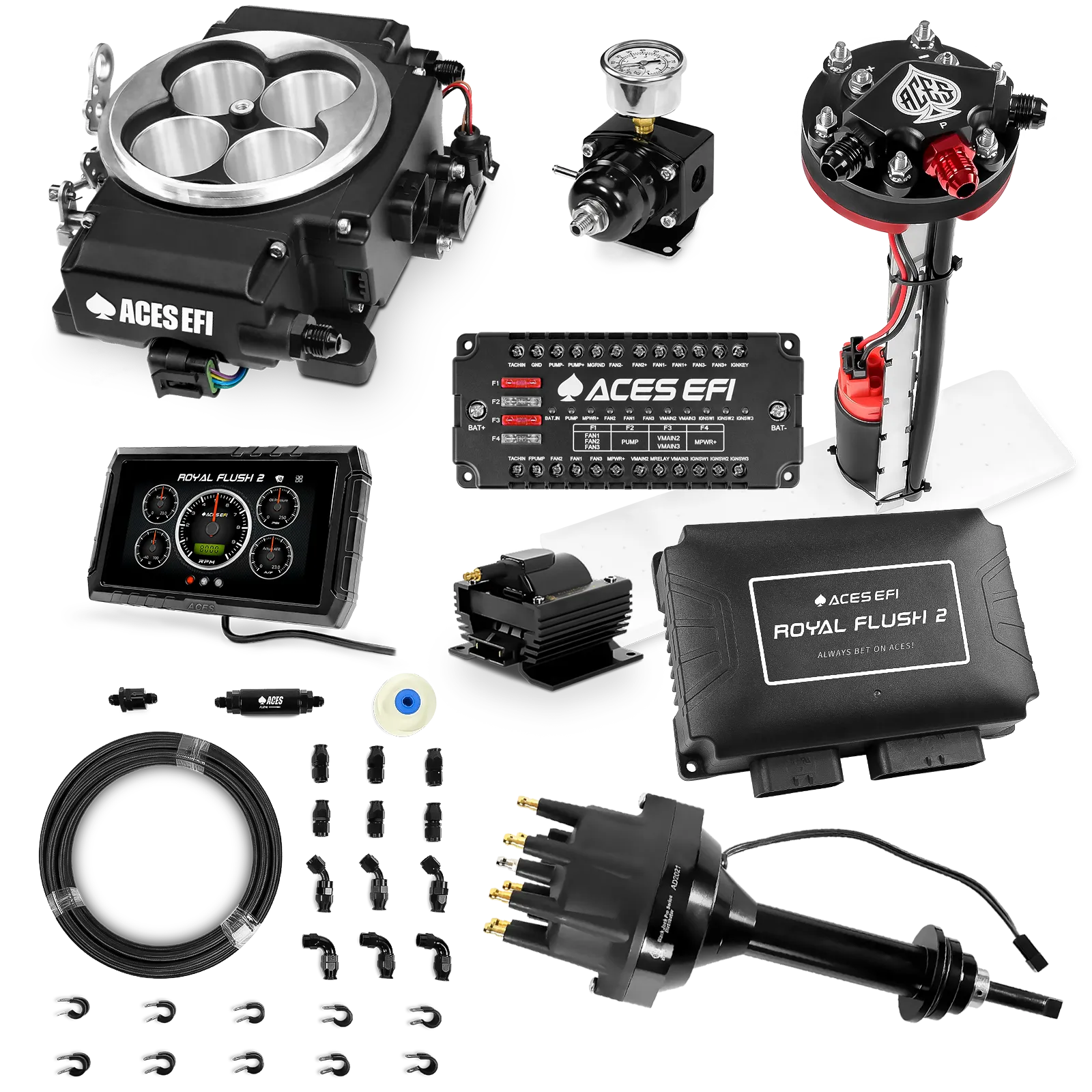 Royal Flush 2 EFI/CDI Master Kits (Black)