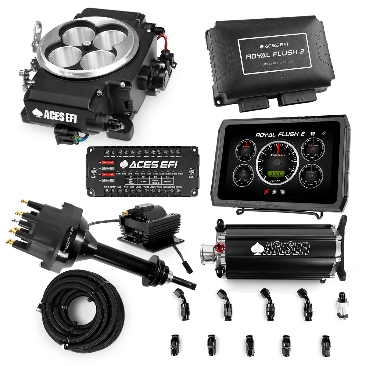 Royal Flush 2 EFI/CDI Master Kits (Black)