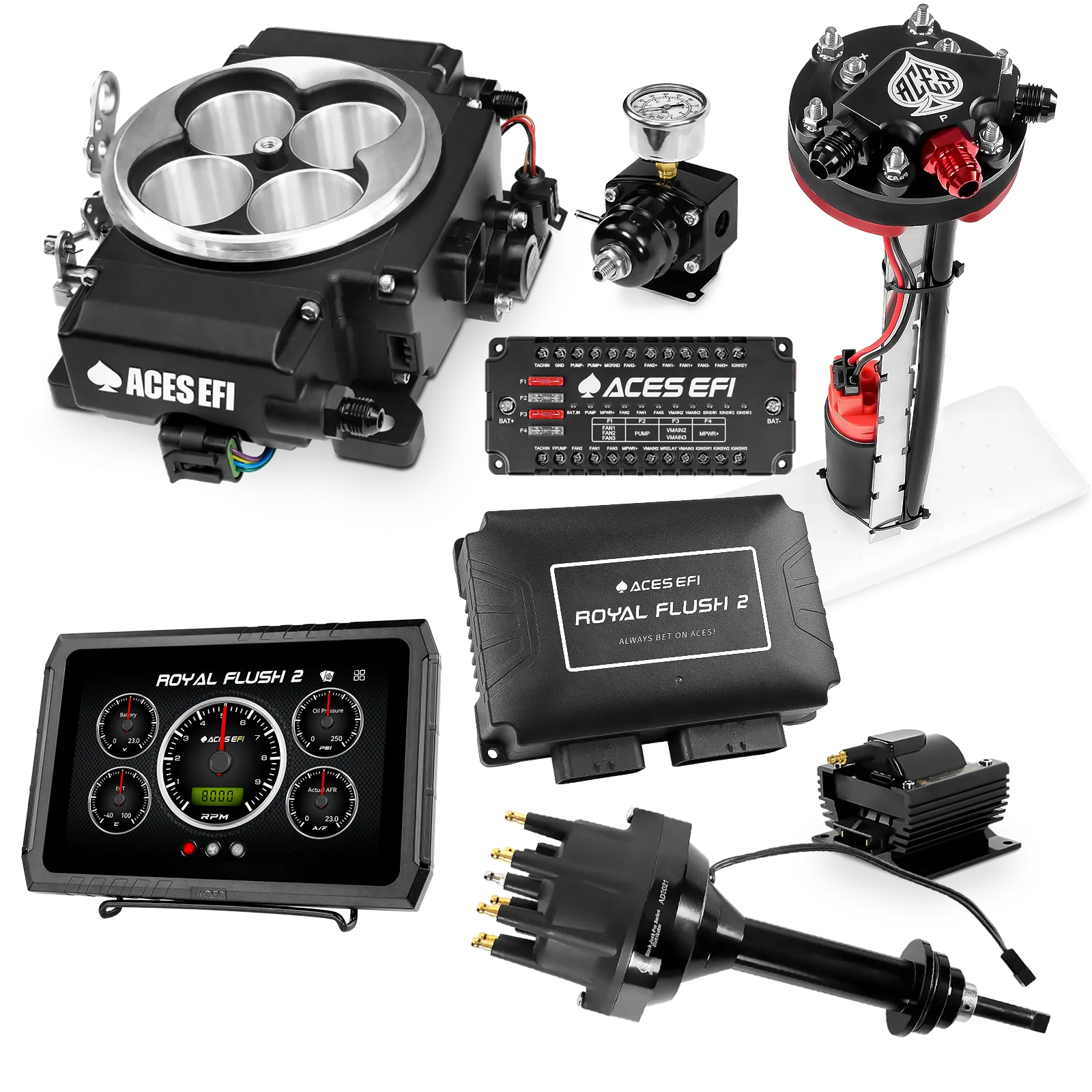 Royal Flush 2 EFI/CDI Master Kits (Black)