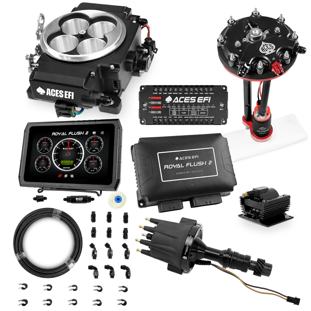 Royal Flush 2 EFI/CDI Master Kits (Black)
