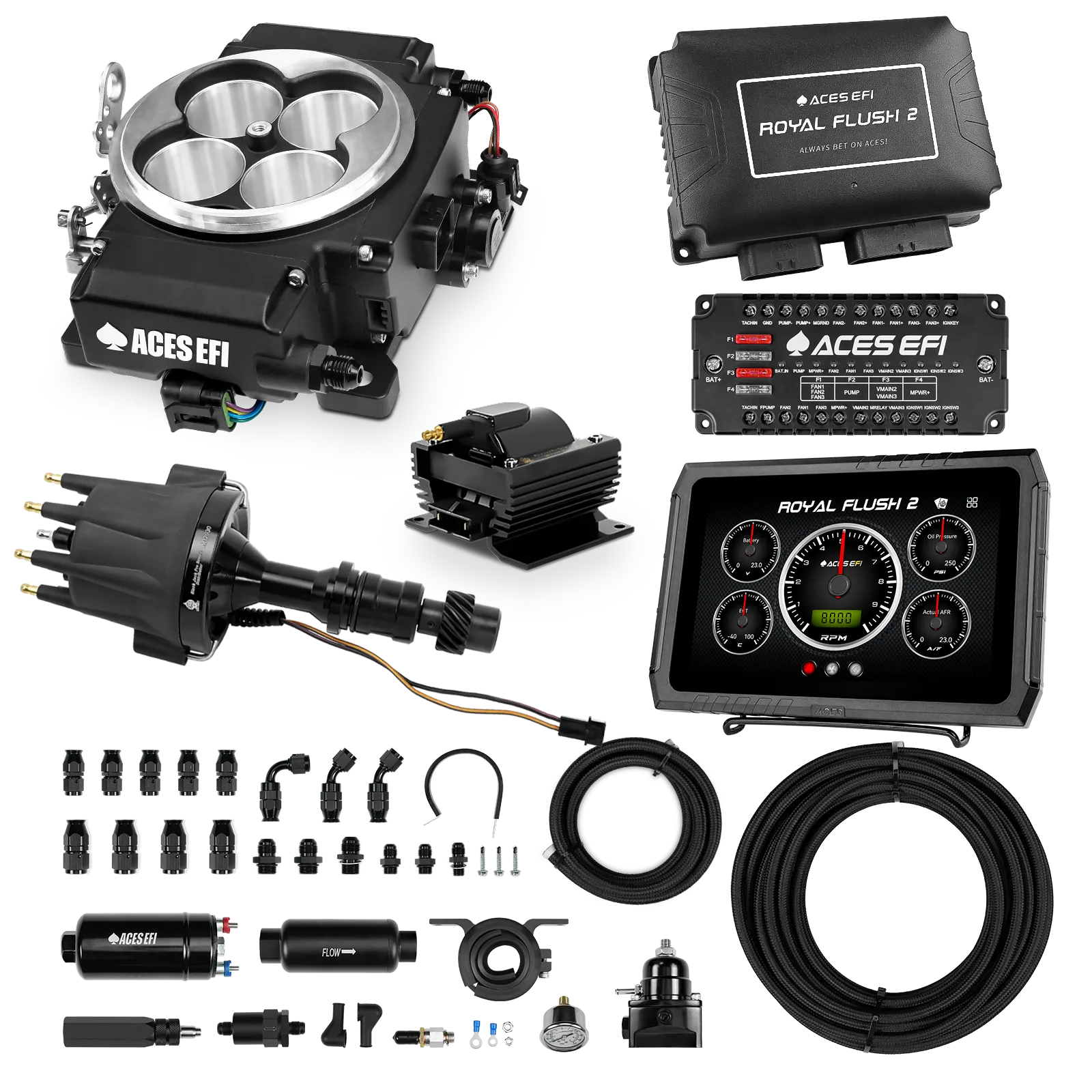Royal Flush 2 EFI/CDI Master Kits (Black)