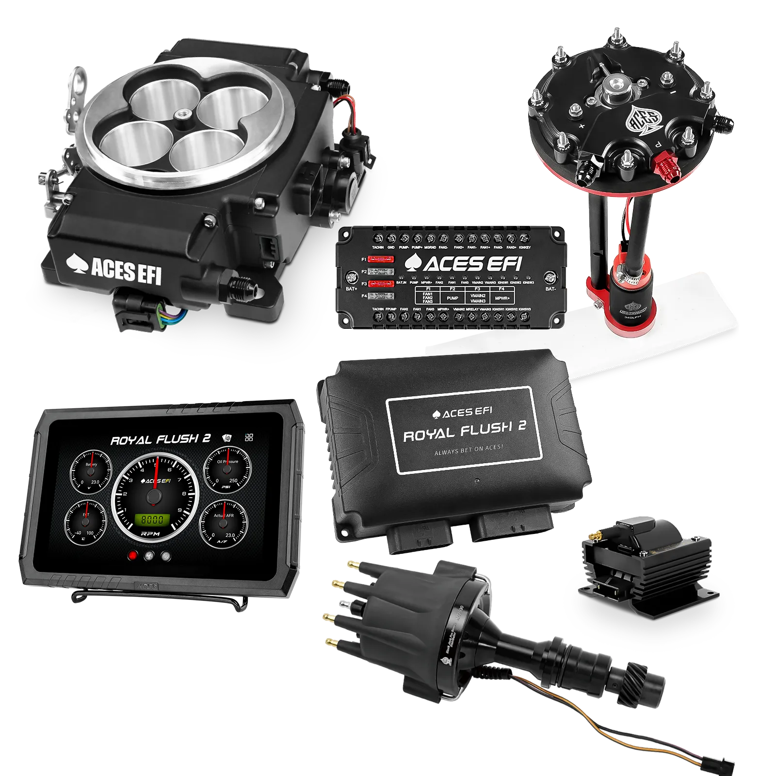 Royal Flush 2 EFI/CDI Master Kits (Black)