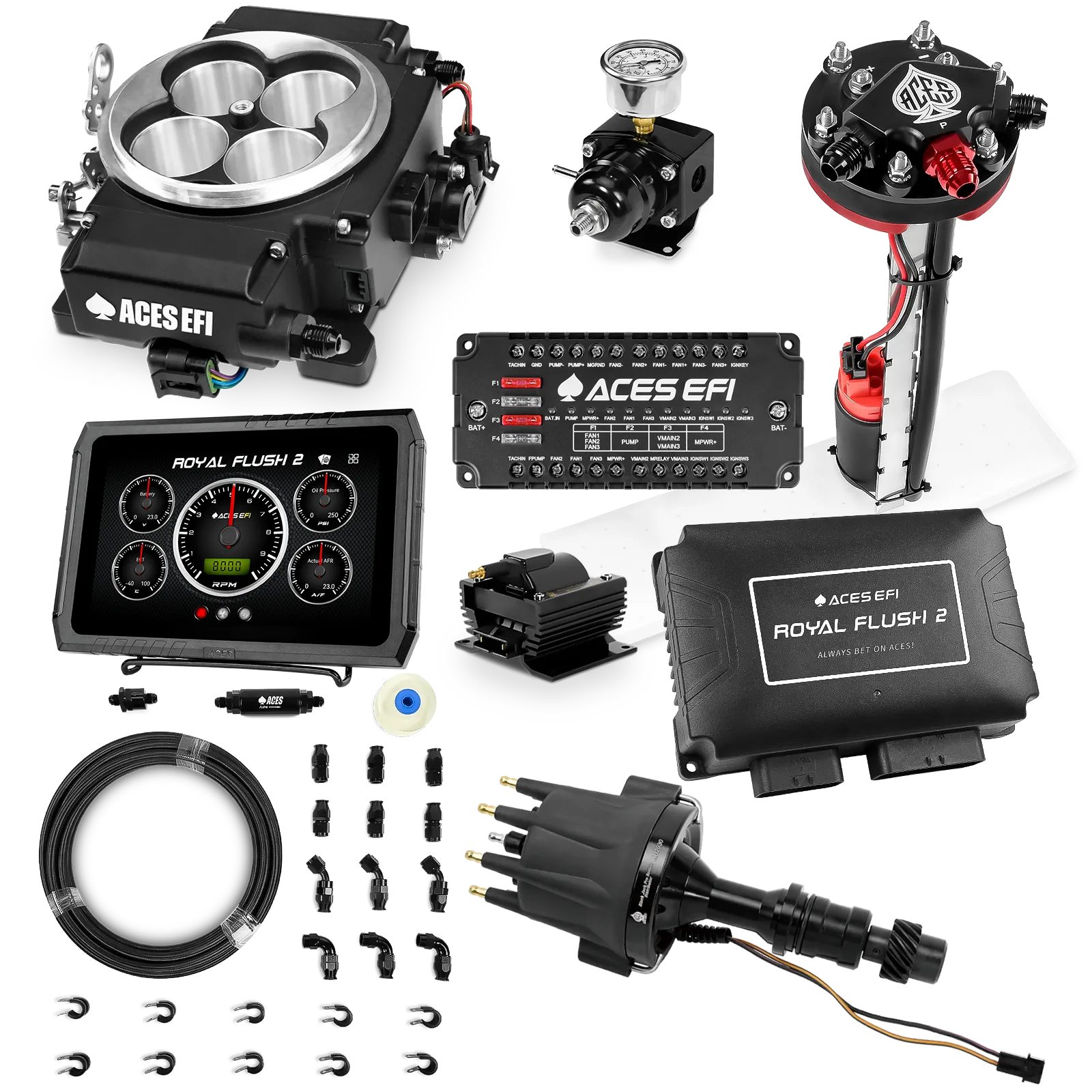 Royal Flush 2 EFI/CDI Master Kits (Black)