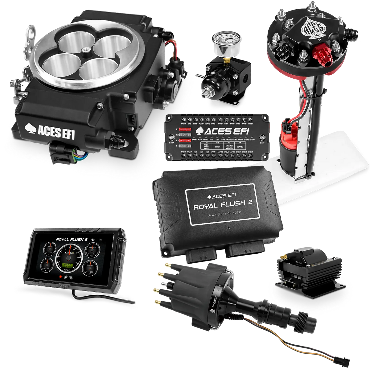 Royal Flush 2 EFI/CDI Master Kits (Black)