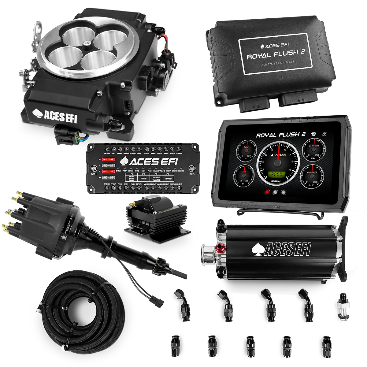 Royal Flush 2 EFI/CDI Master Kits (Black)
