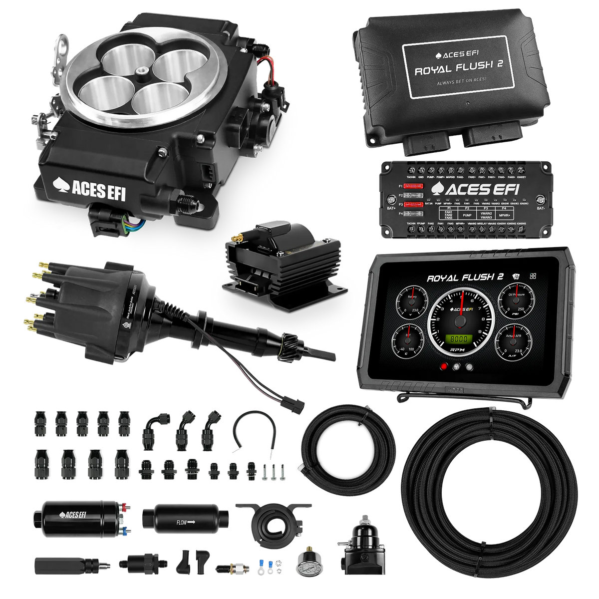 Royal Flush 2 EFI/CDI Master Kits (Black)