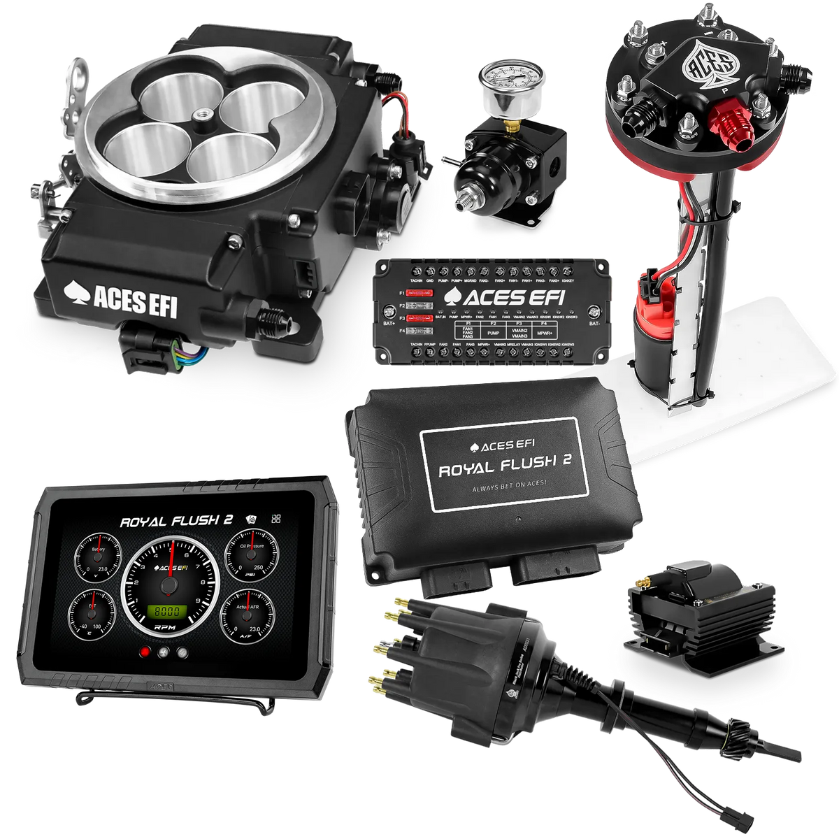 Royal Flush 2 EFI/CDI Master Kits (Black)