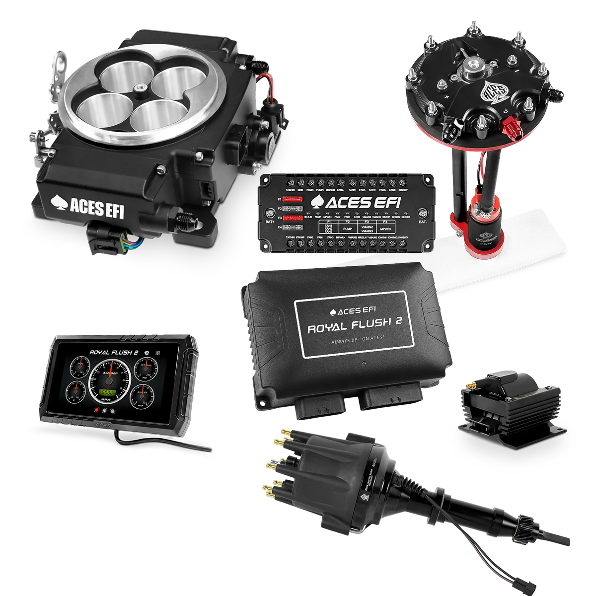 Royal Flush 2 EFI/CDI Master Kits (Black)