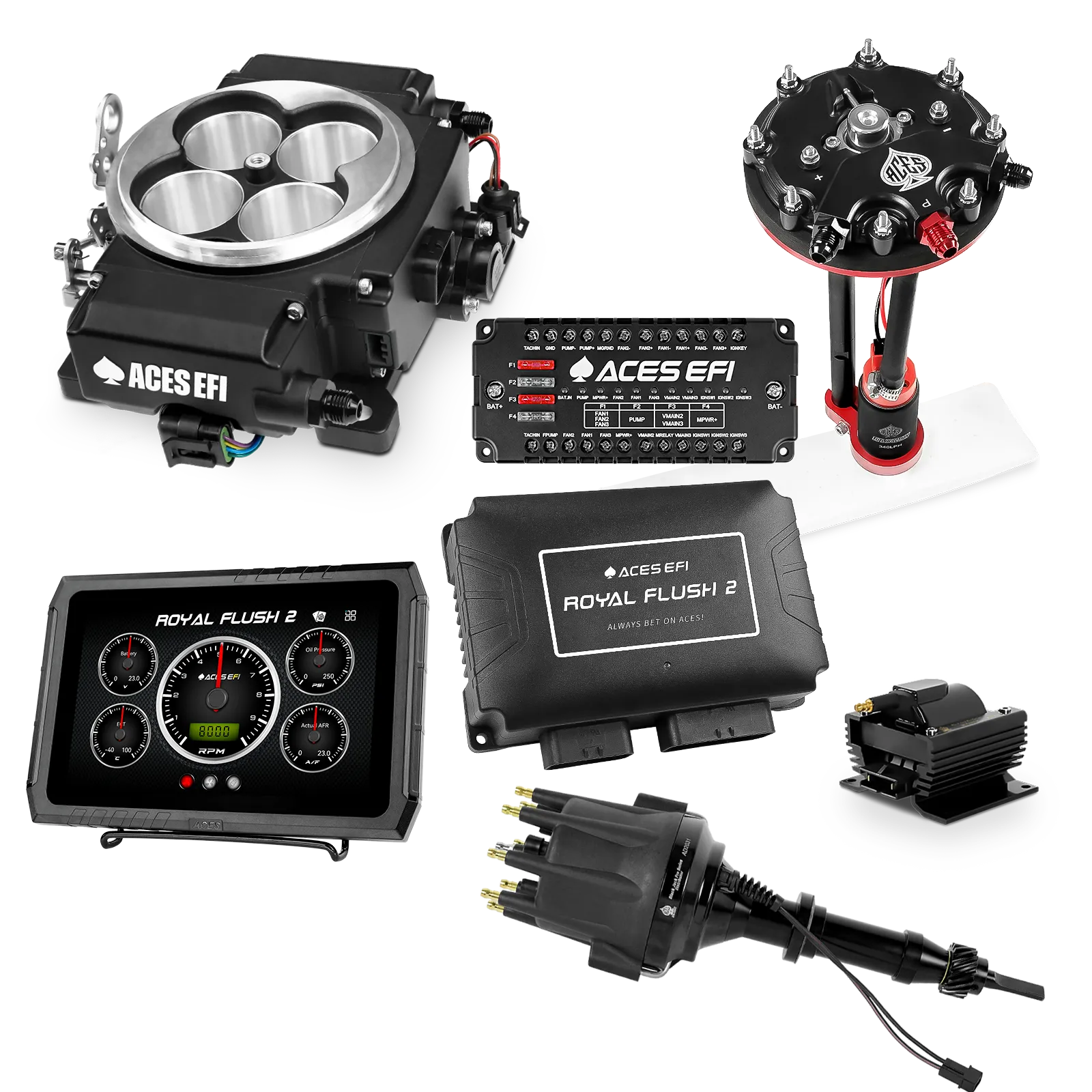 Royal Flush 2 EFI/CDI Master Kits (Black)