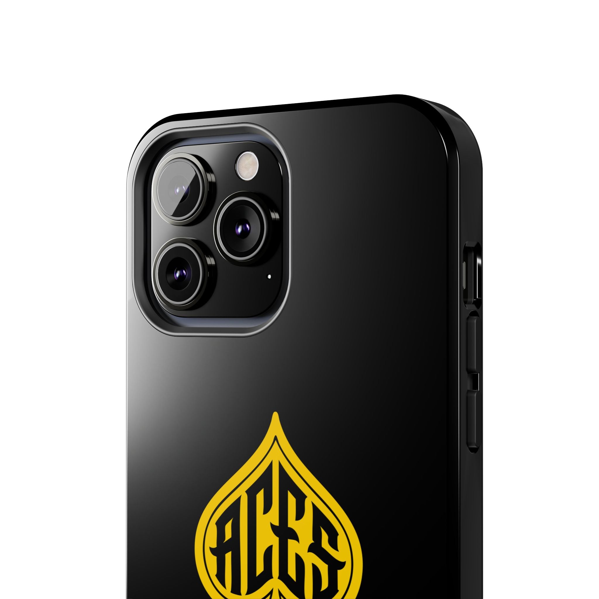 Phone Case — Black & Gold Protective Phone Cover (various sizes)