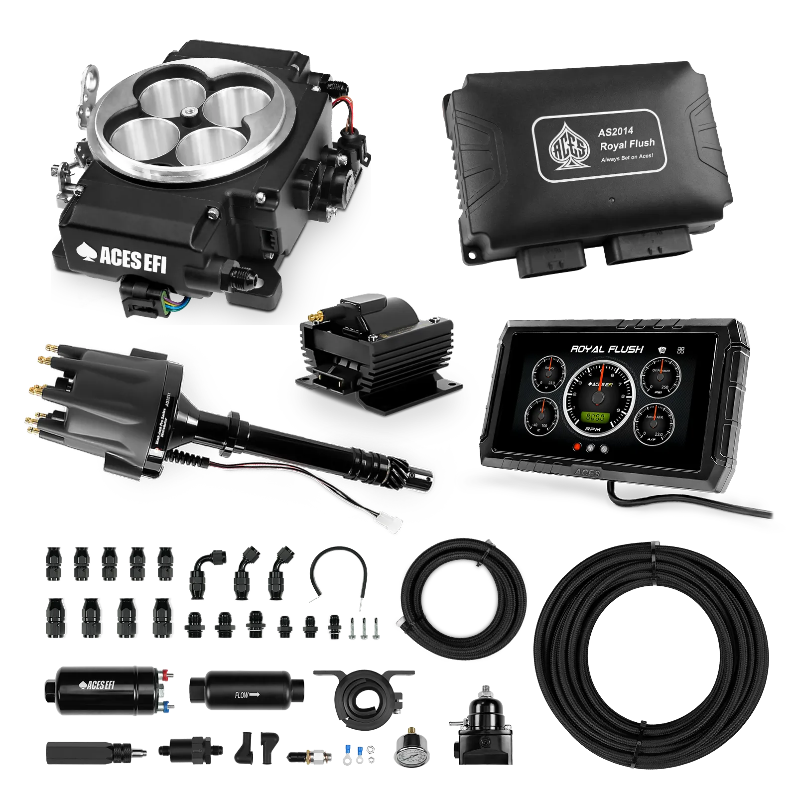 Kits maestros de Royal Flush (Negro)