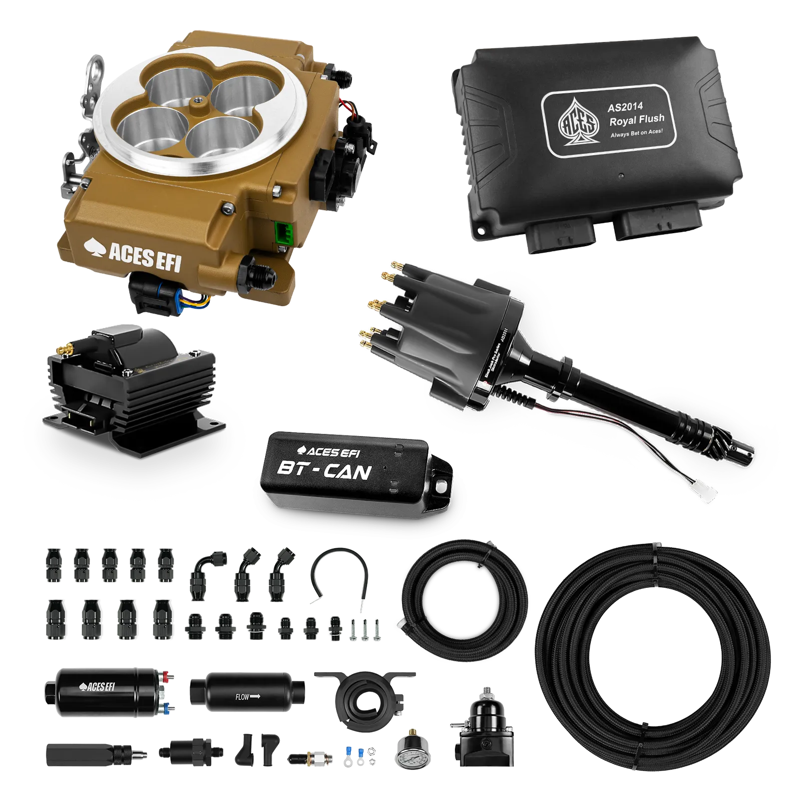 Kits maestros de Royal Flush (Oro)