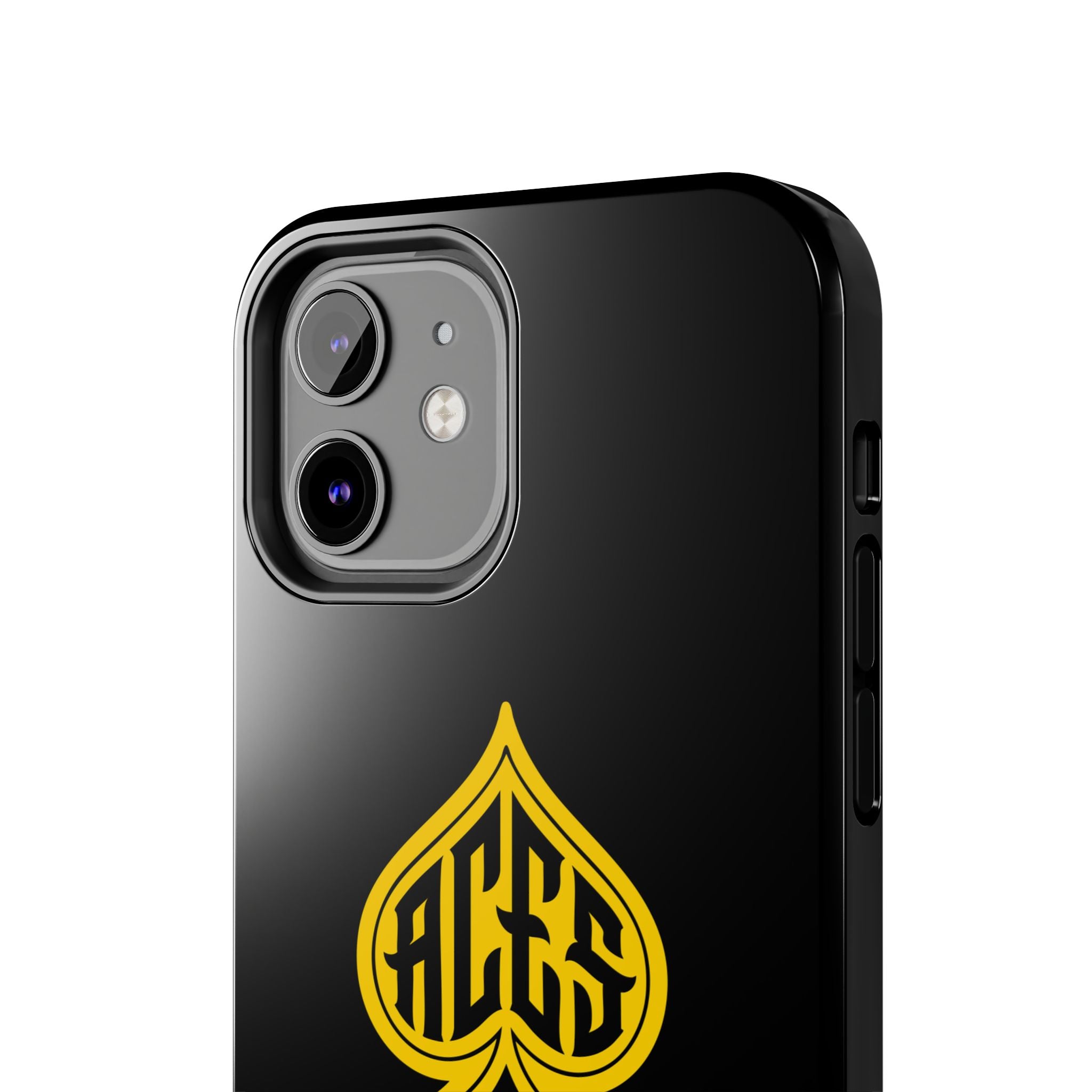 Phone Case — Black & Gold Protective Phone Cover (various sizes)