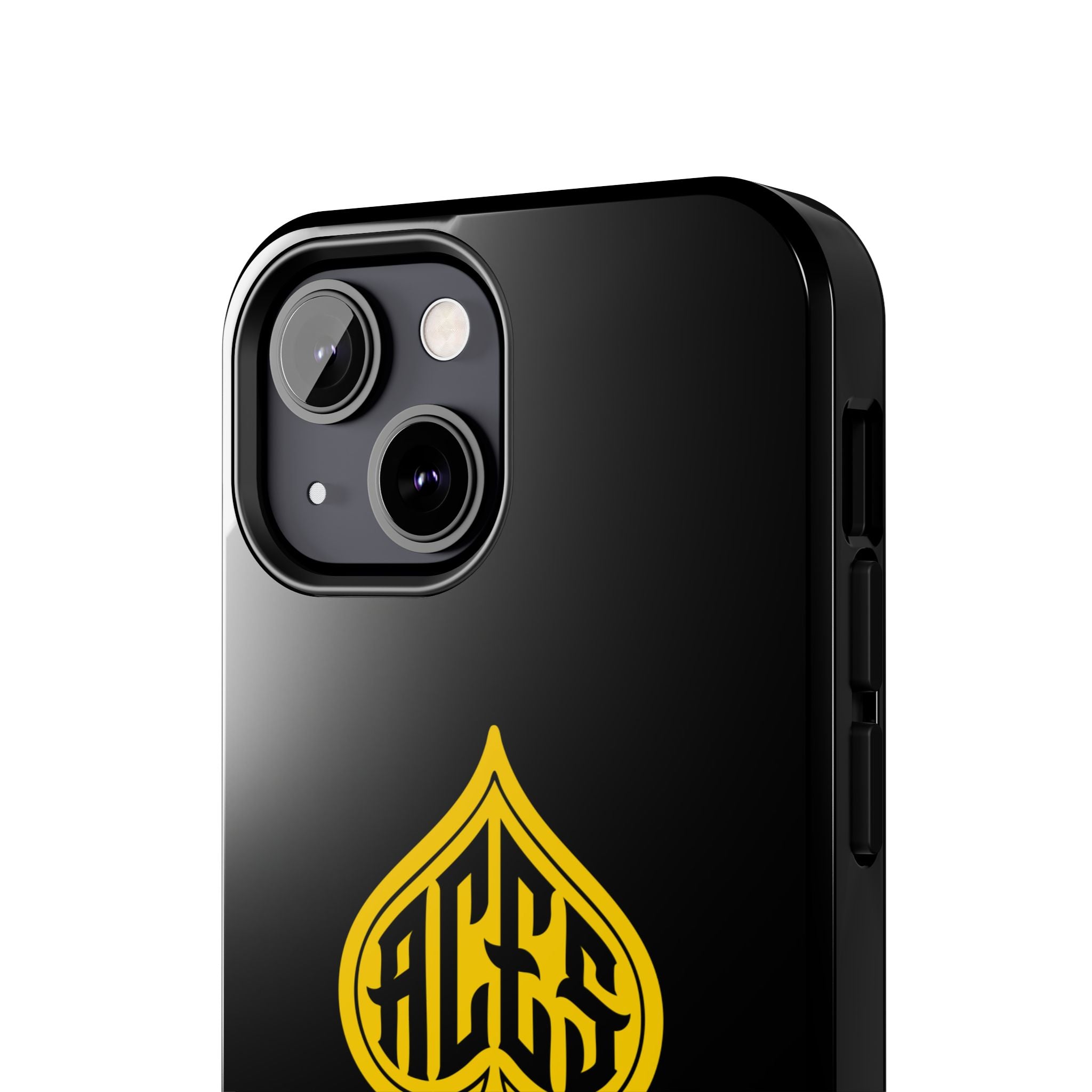 Phone Case — Black & Gold Protective Phone Cover (various sizes)