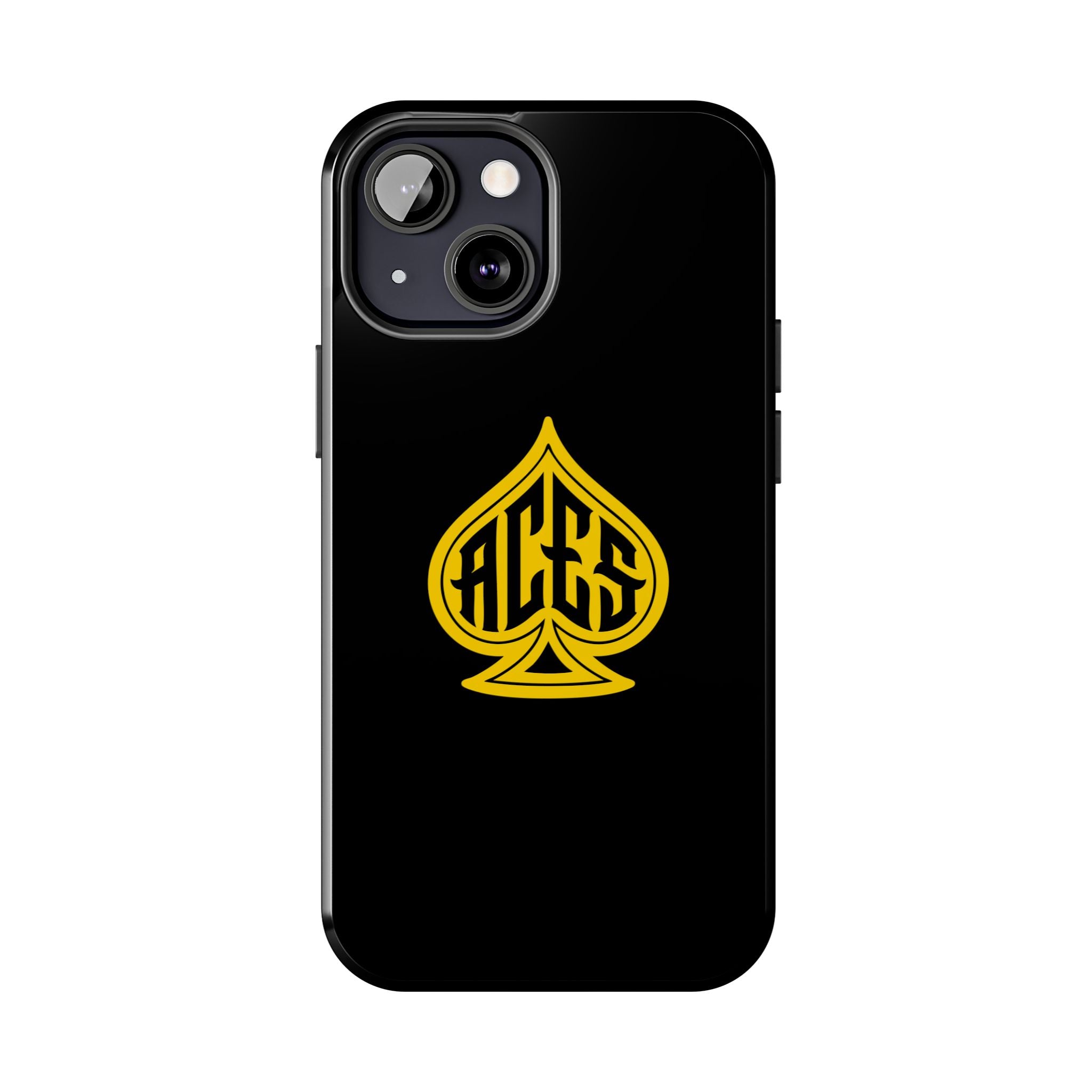 Phone Case — Black & Gold Protective Phone Cover (various sizes)