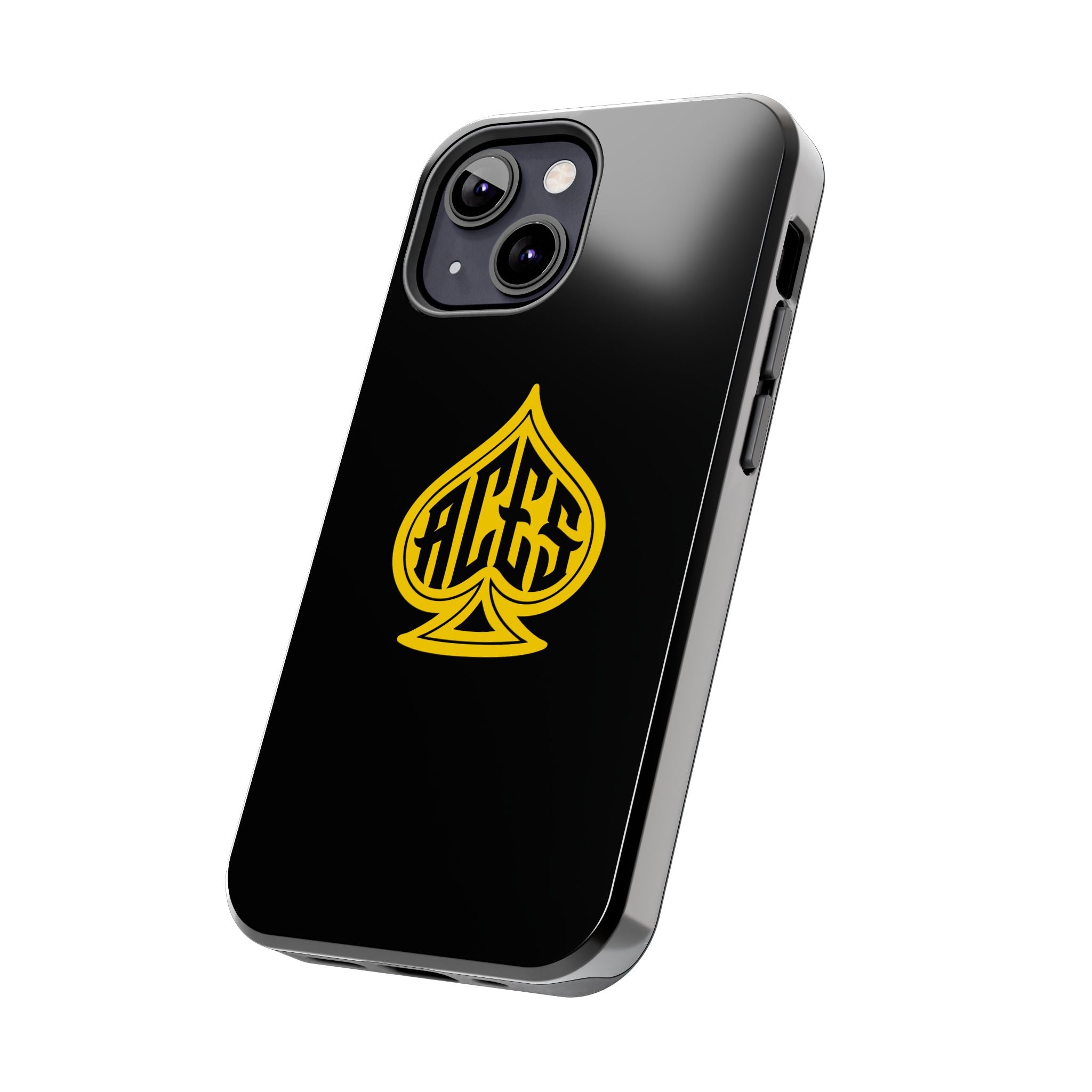 Phone Case — Black & Gold Protective Phone Cover (various sizes)