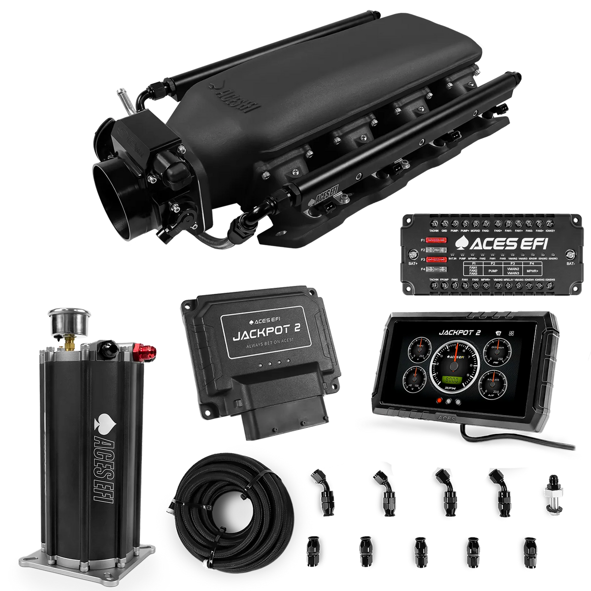 Jackpot 2 LS EFI System - Master Kit with Command Center 2 Surge Tank
