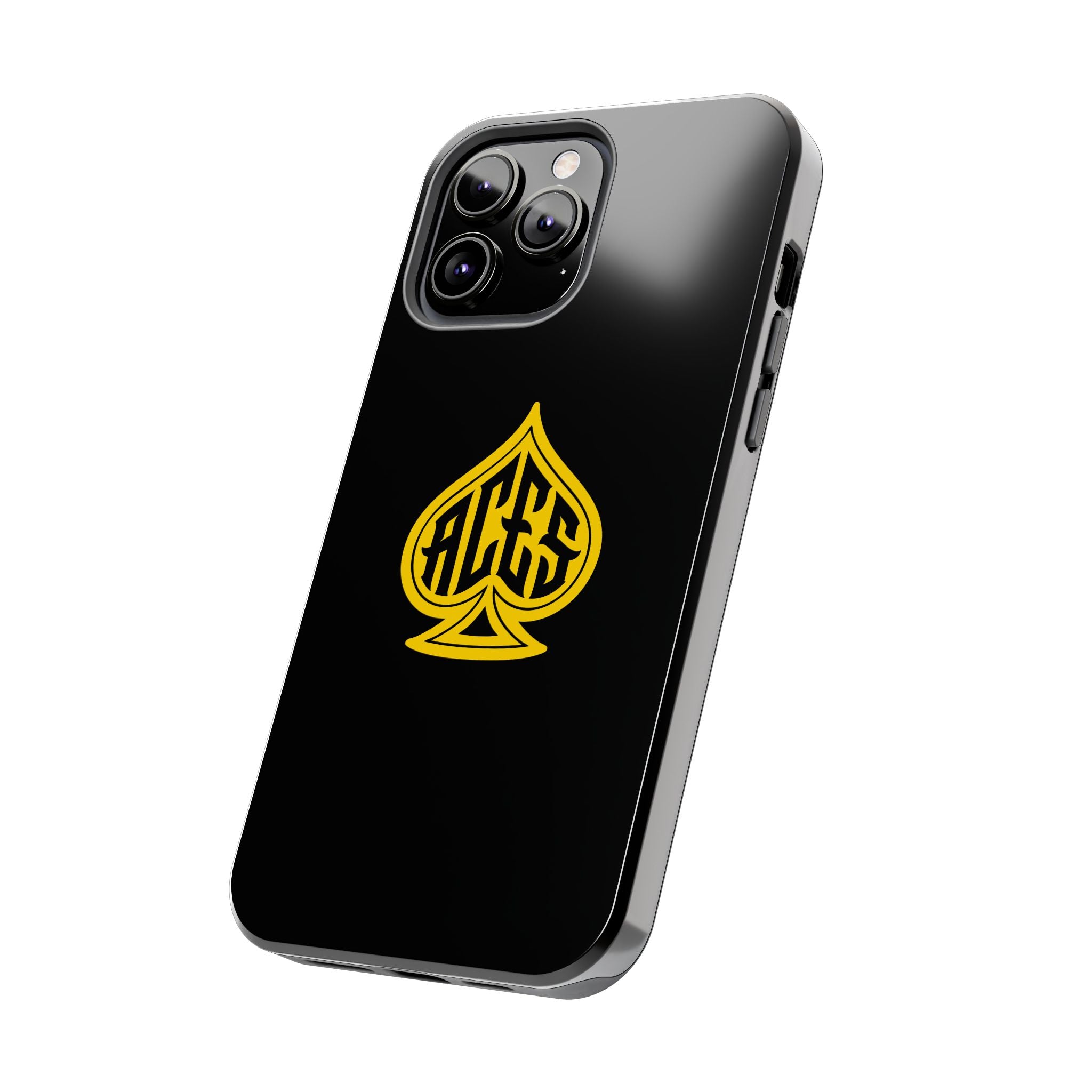 Phone Case — Black & Gold Protective Phone Cover (various sizes)