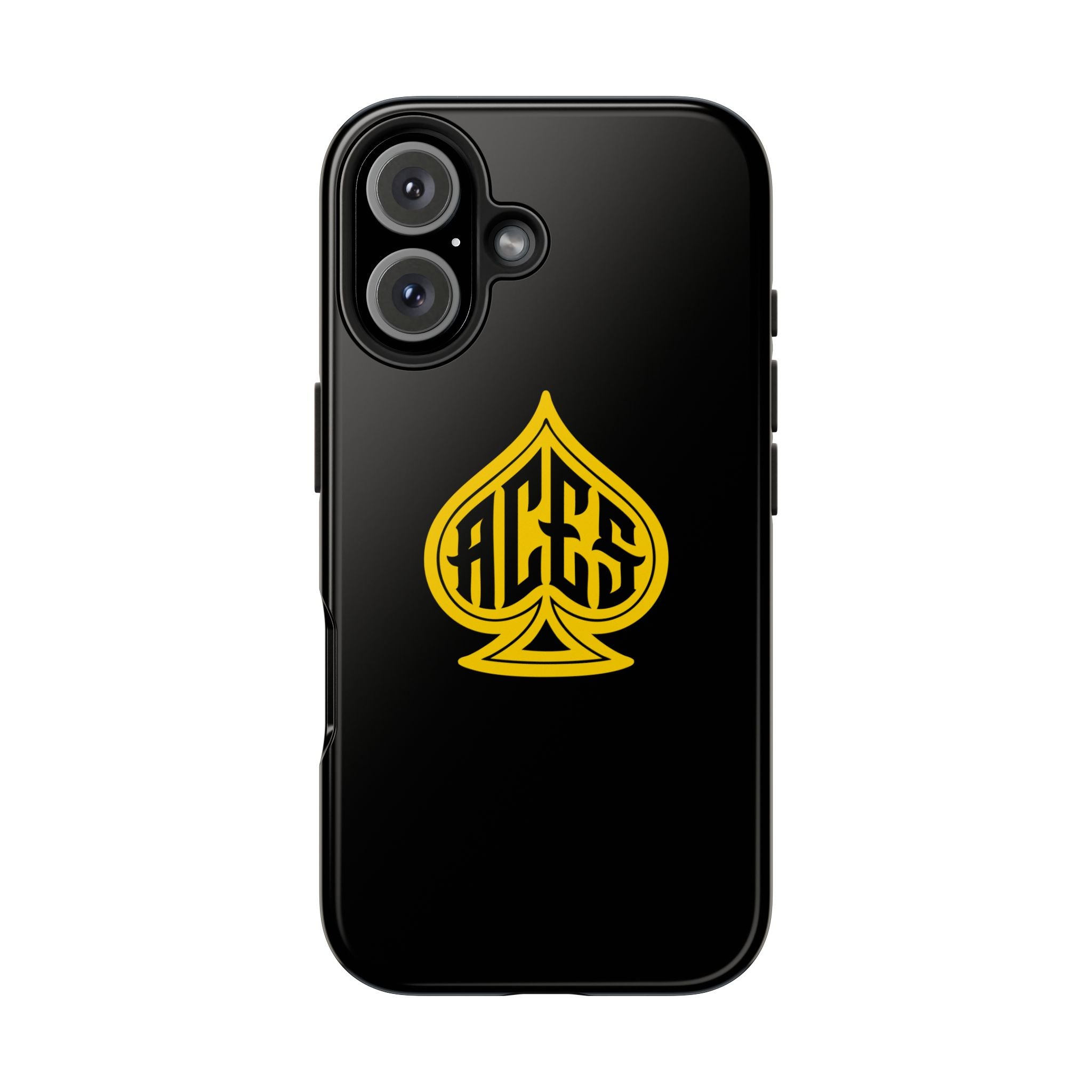 Phone Case — Black & Gold Protective Phone Cover (various sizes)