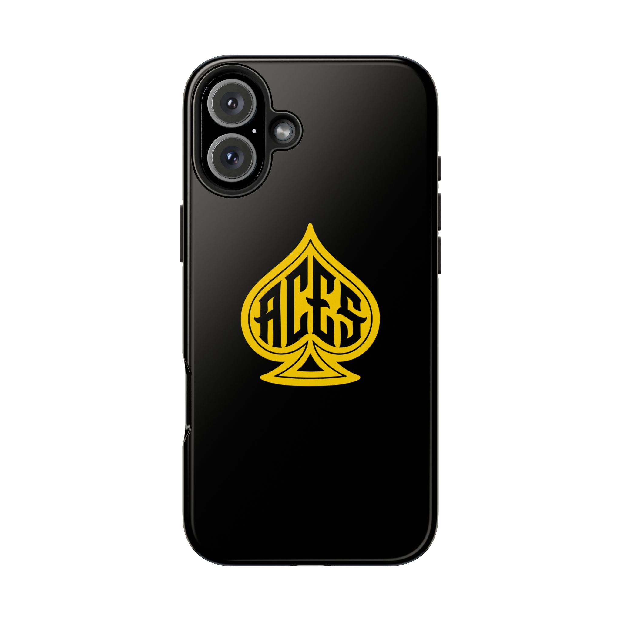 Phone Case — Black & Gold Protective Phone Cover (various sizes)
