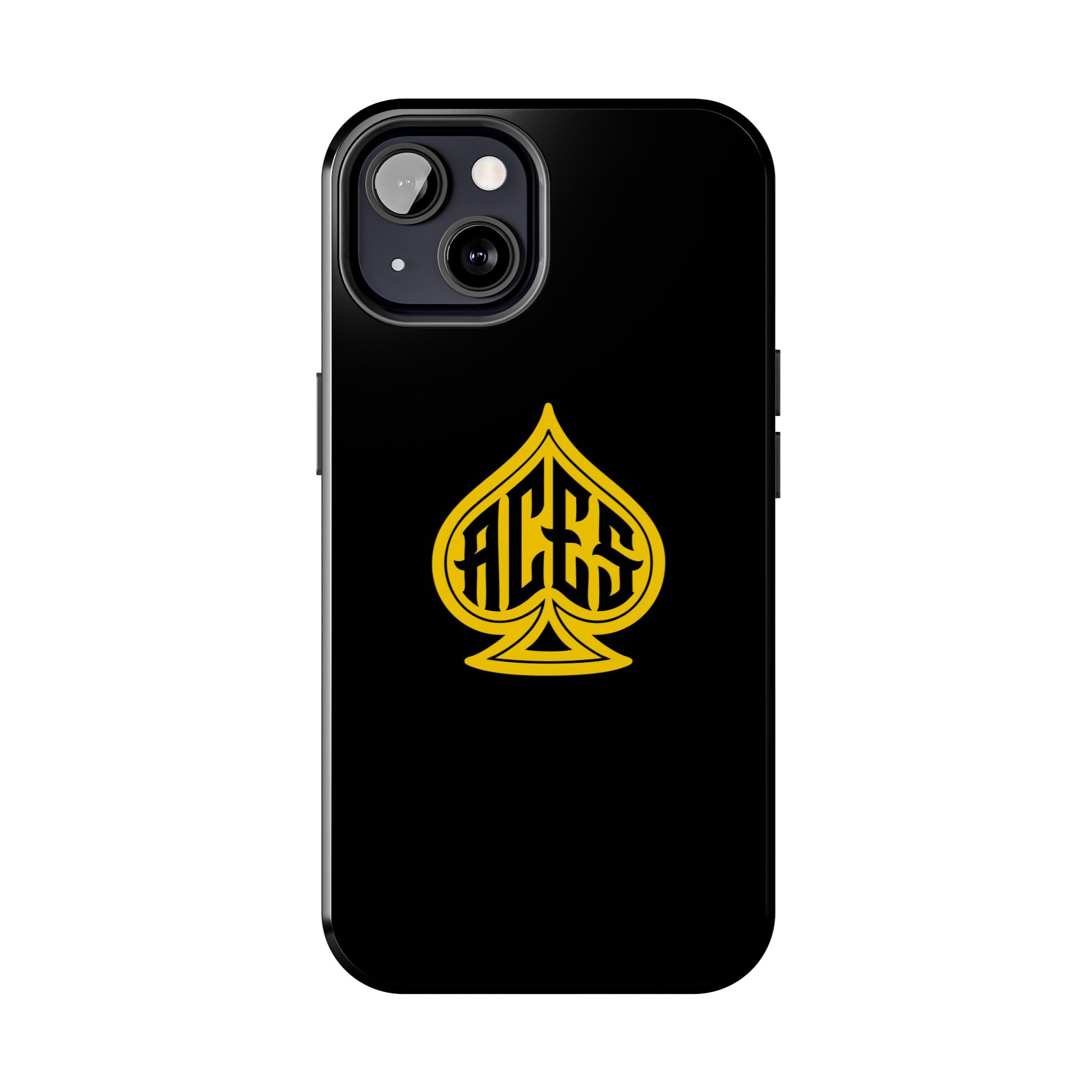 Phone Case — Black & Gold Protective Phone Cover (various sizes)