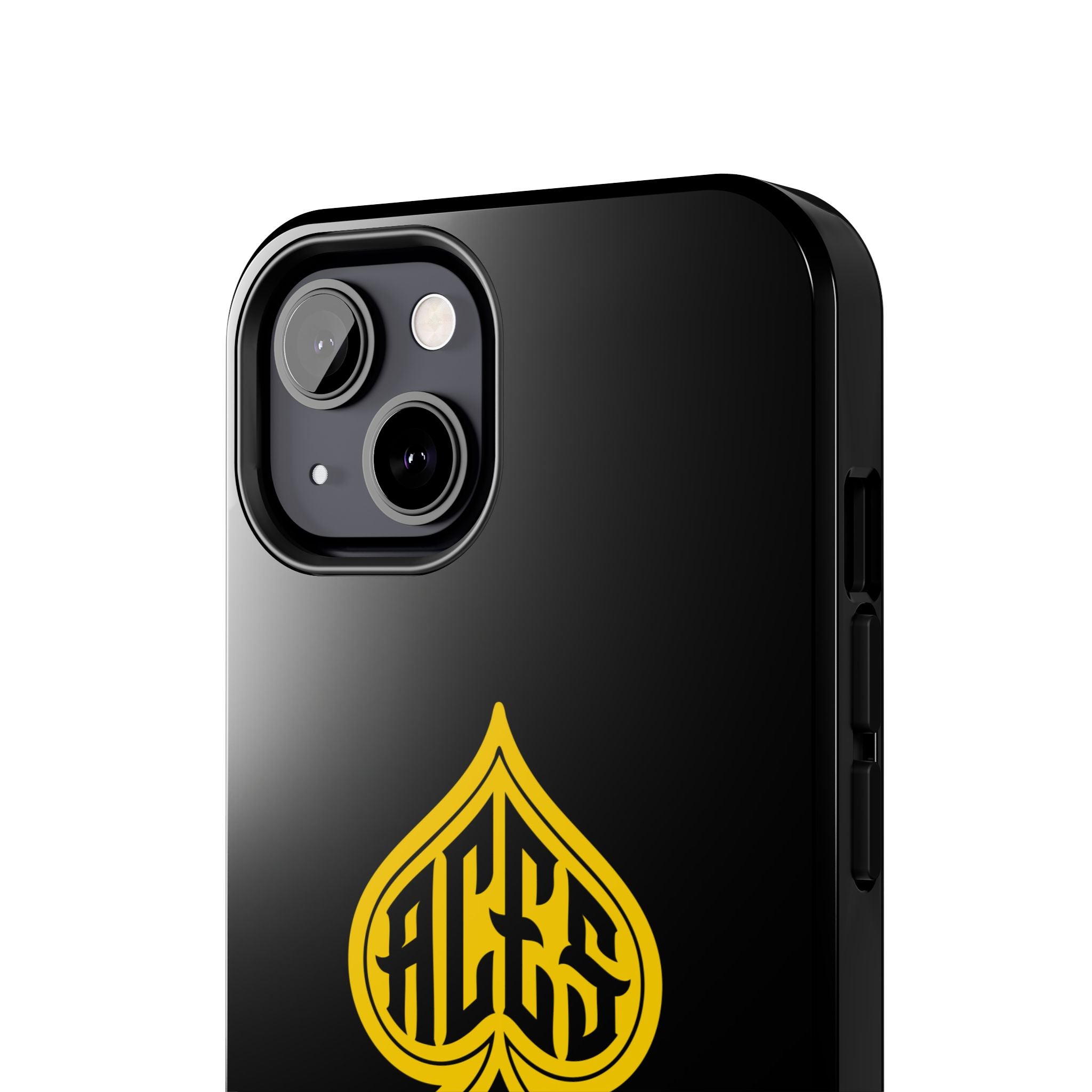Phone Case — Black & Gold Protective Phone Cover (various sizes)