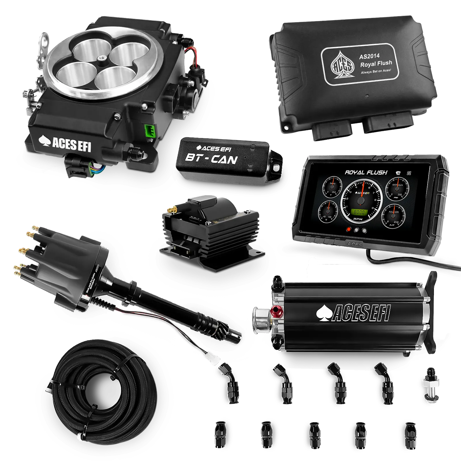 Kits maestros de Royal Flush (Negro)