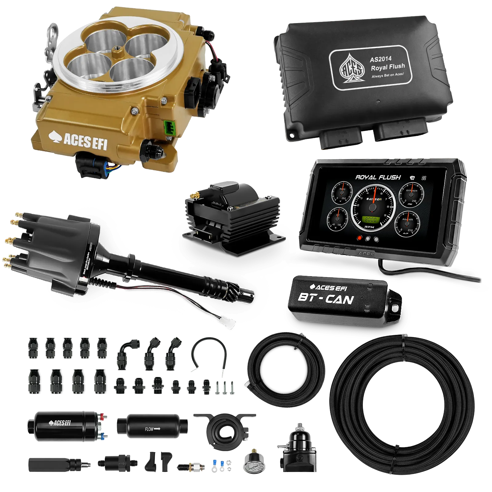 Kits maestros de Royal Flush (Oro)