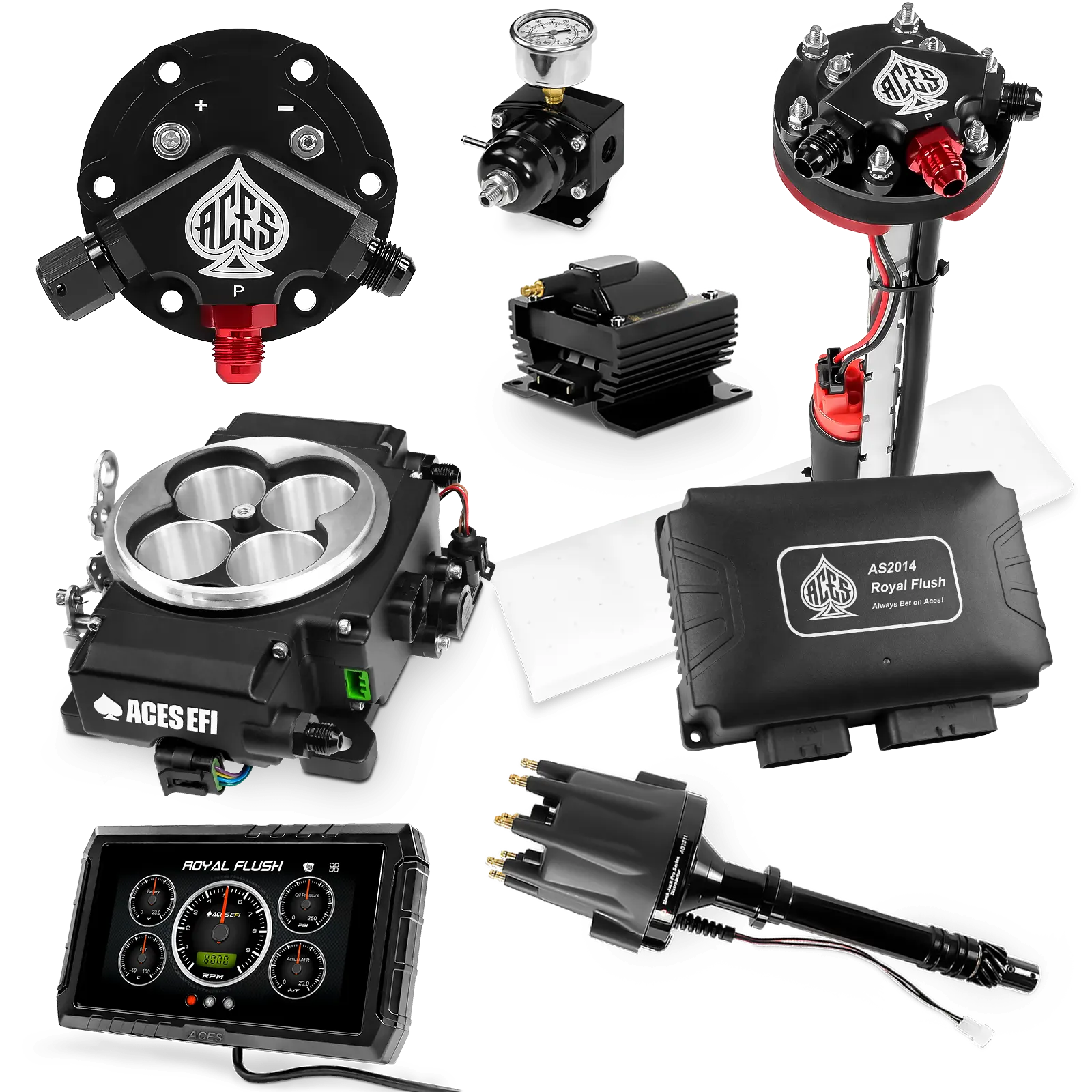 Kits maestros de Royal Flush (Negro)