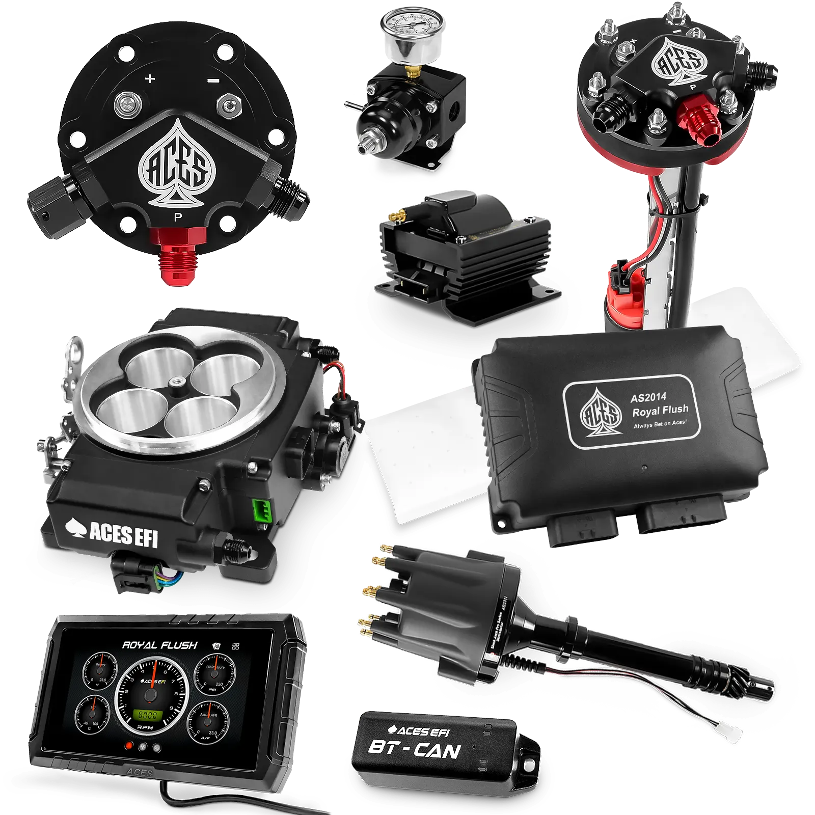 Kits maestros de Royal Flush (Negro)