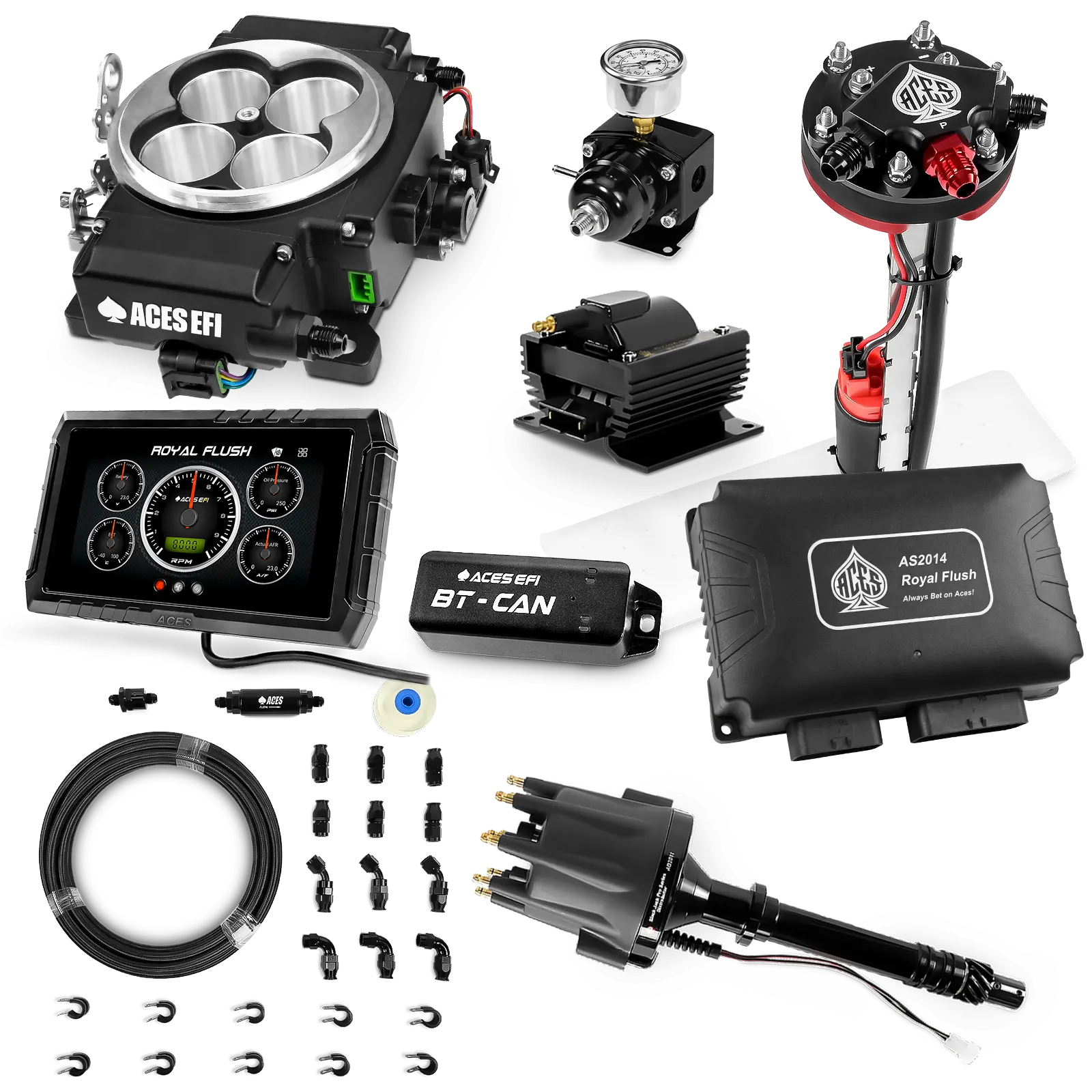 Kits maestros de Royal Flush (Negro)