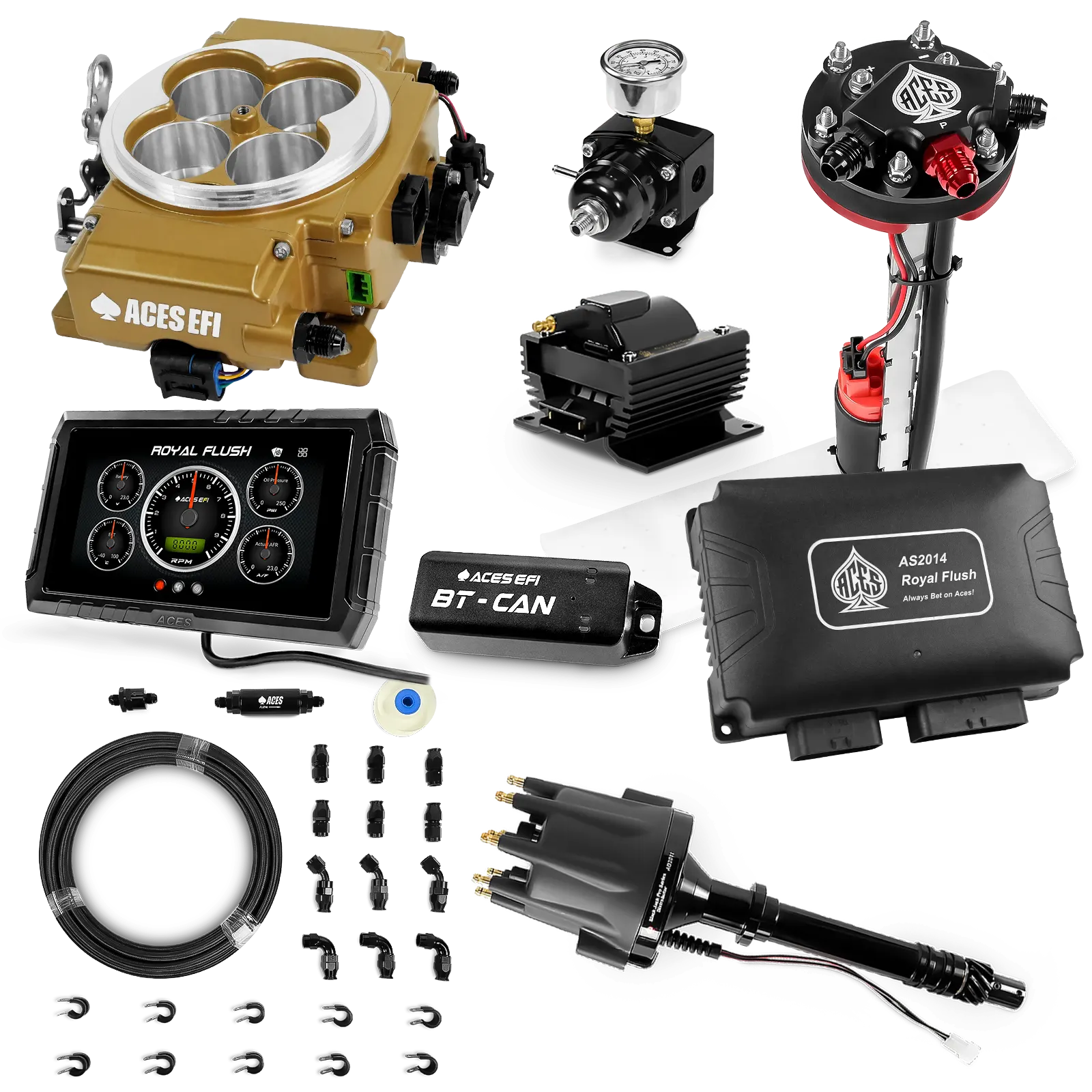 Kits maestros de Royal Flush (Oro)