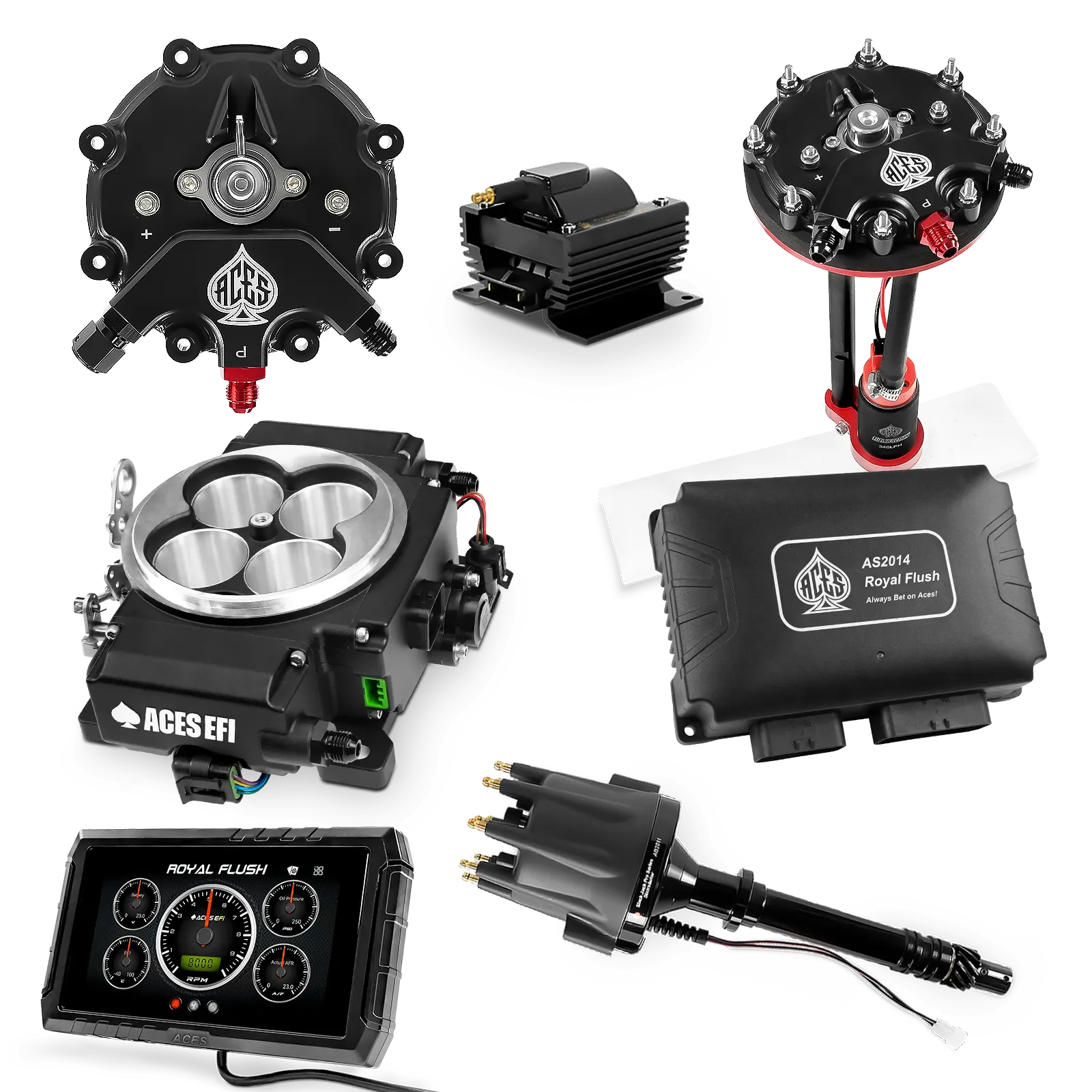 Kits maestros de Royal Flush (Negro)