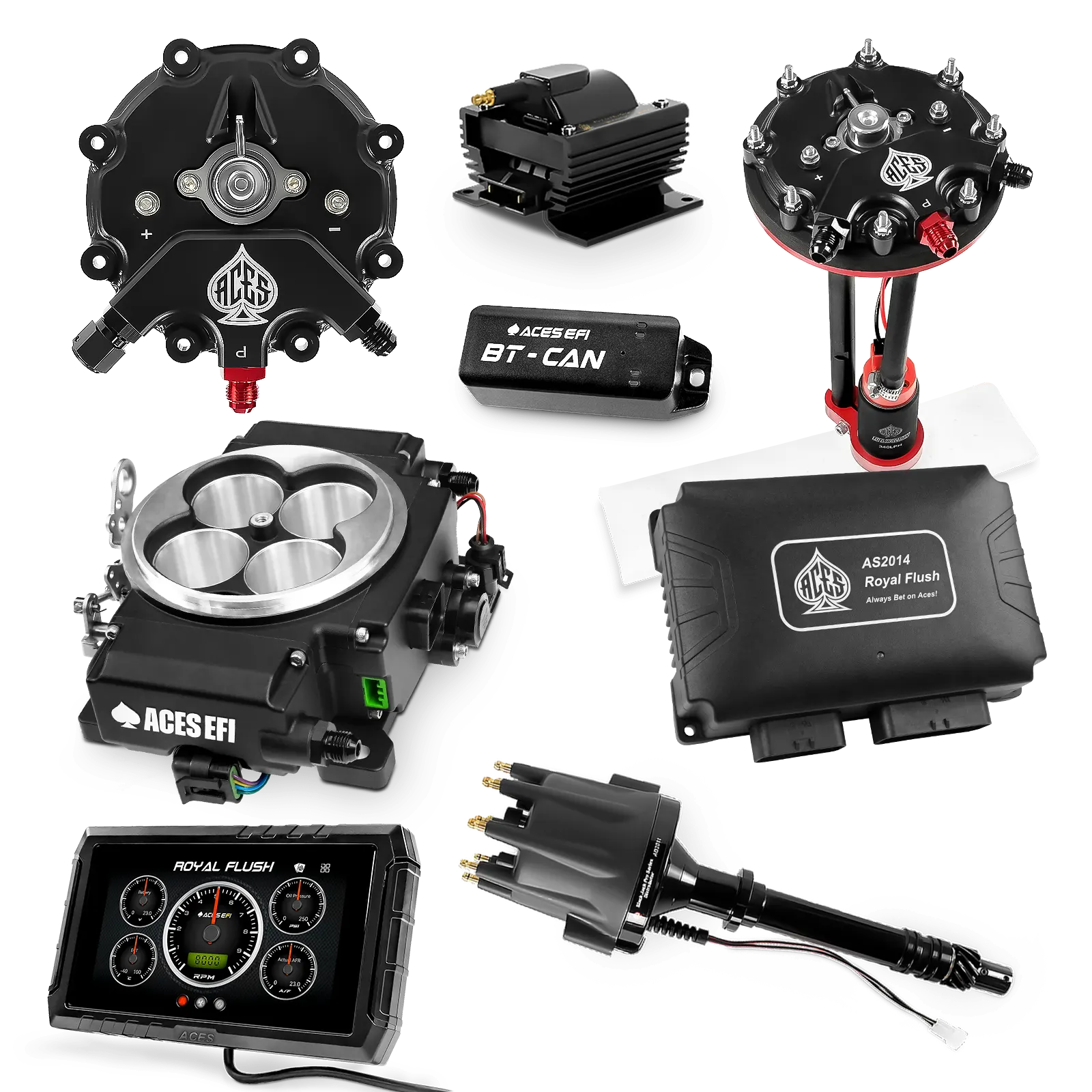 Kits maestros de Royal Flush (Negro)