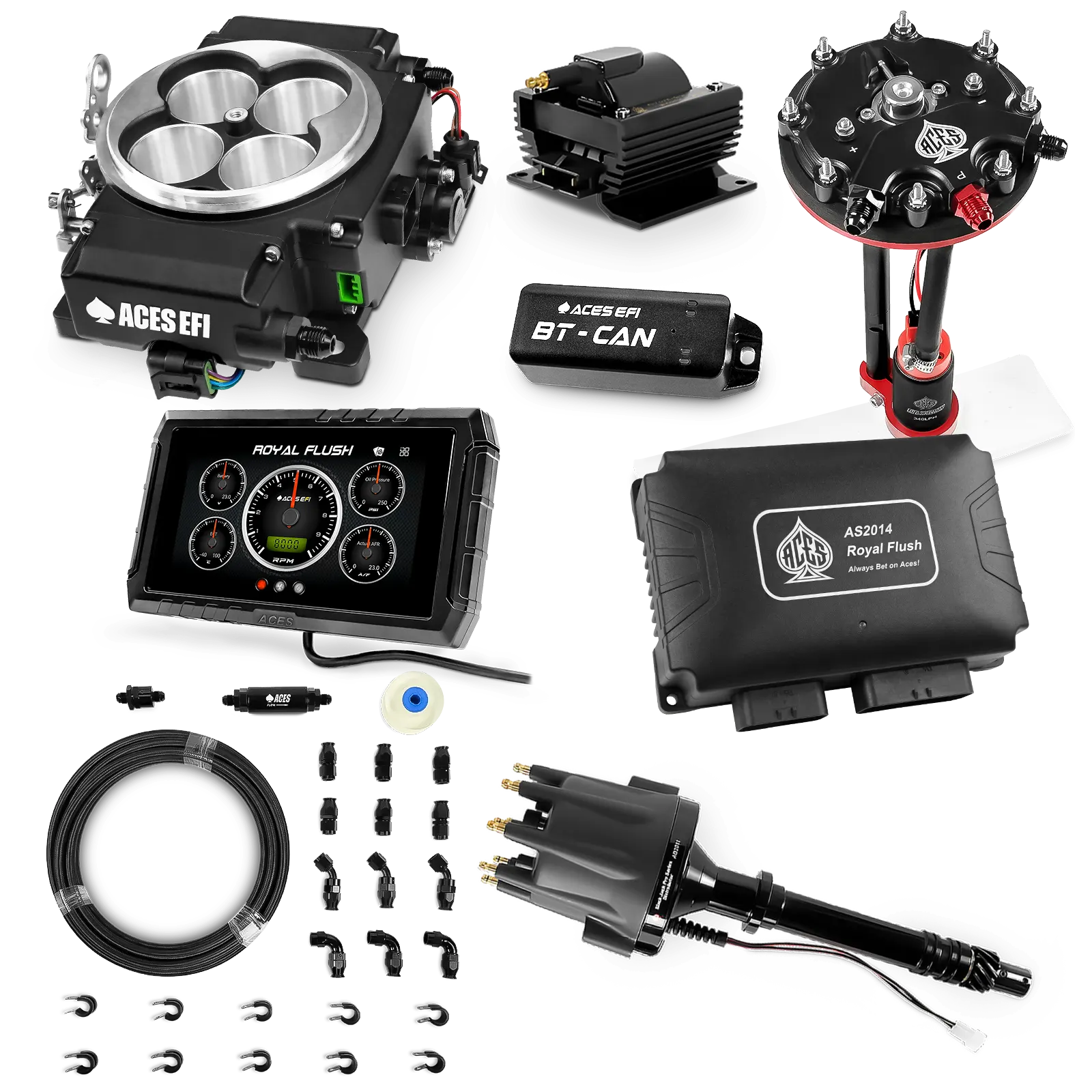 Kits maestros de Royal Flush (Negro)