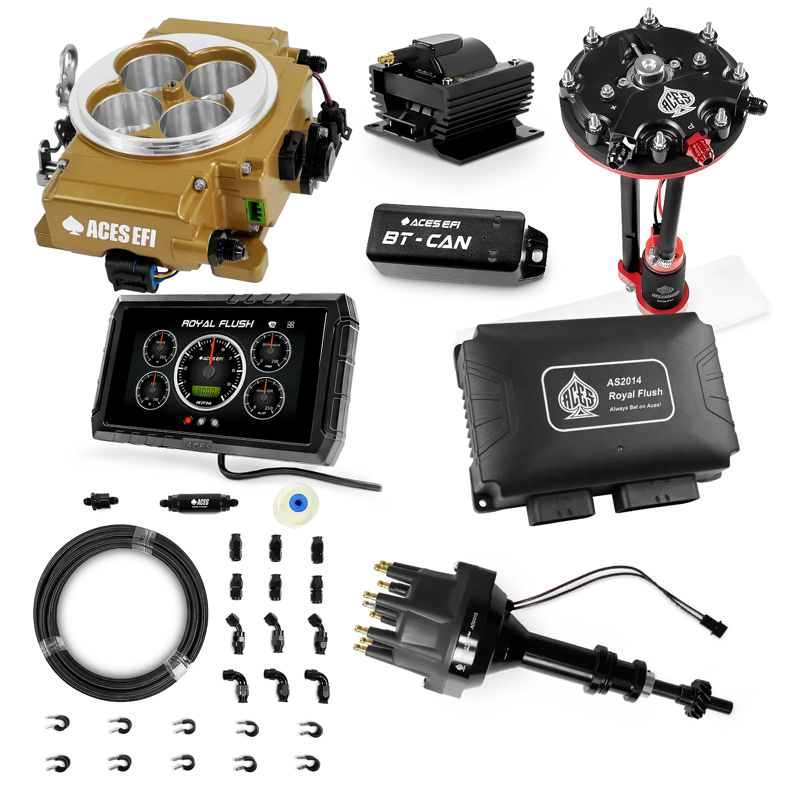 Kits maestros de Royal Flush (Oro)