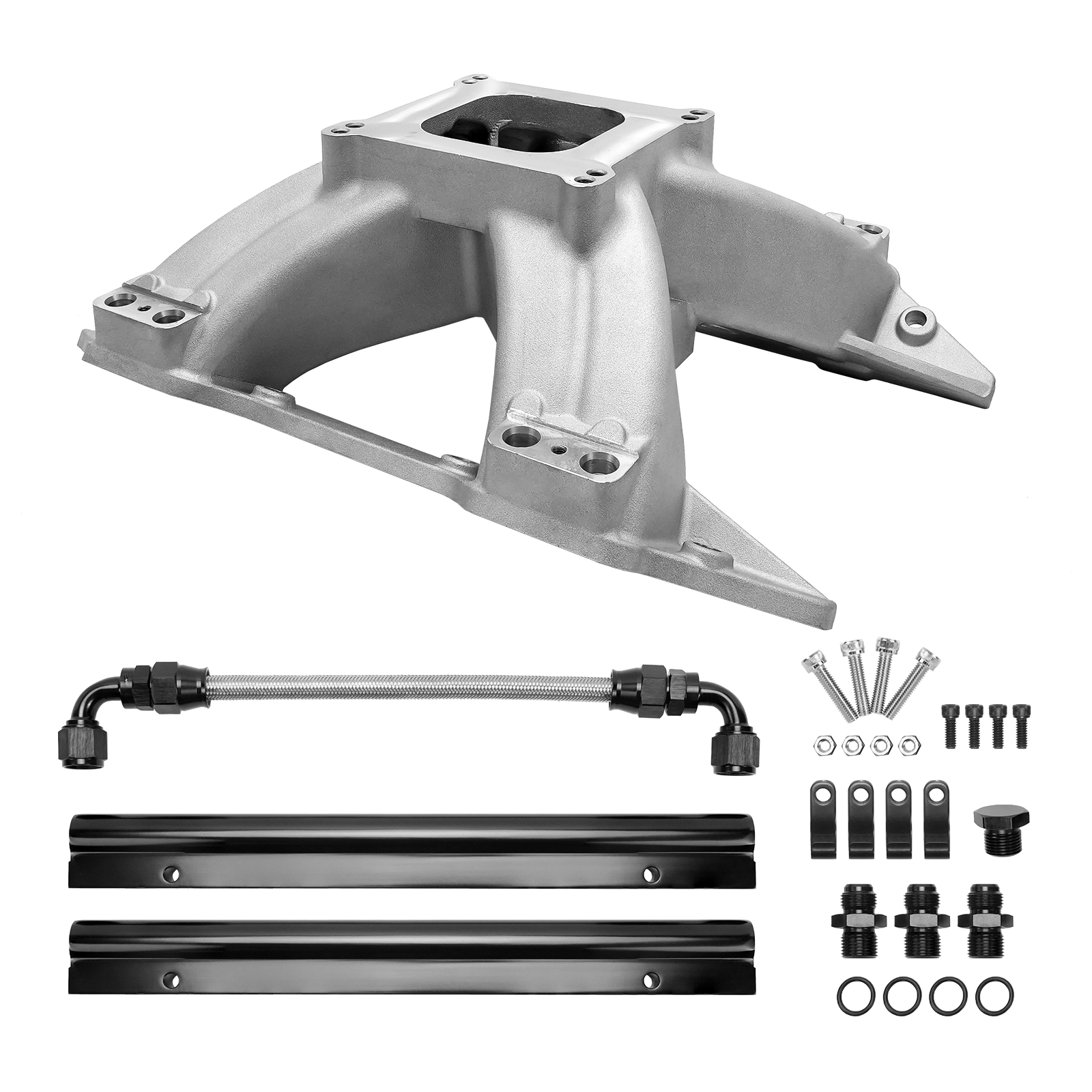 Cojinete de fundición de altura media para motor Mopar 440 Big Block con brida estilo 4150