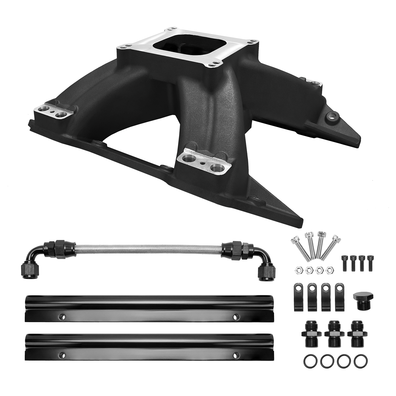 Cojinete de fundición de altura media para motor Mopar 440 Big Block con brida estilo 4150