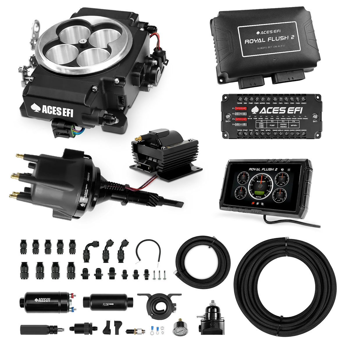 Royal Flush 2 EFI/CDI Master Kits (Black)