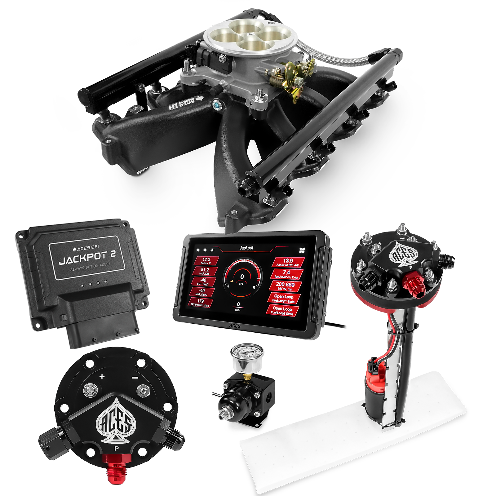 Jackpot 2 LS EFI System - Master Kit with Tight Fit In-Tank Pump Module