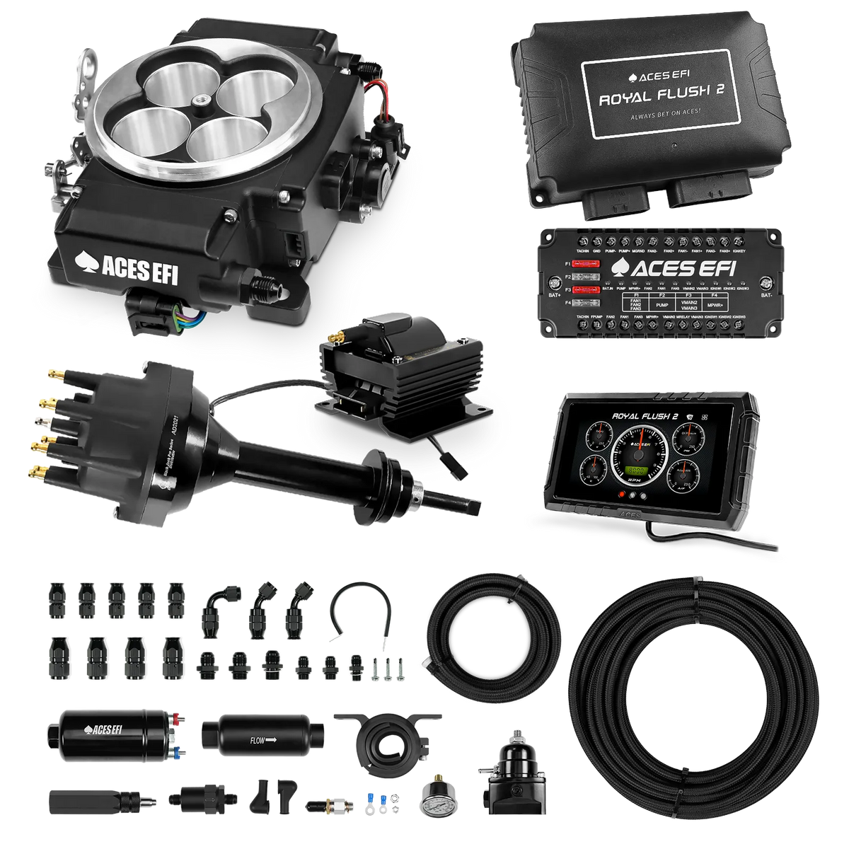 Royal Flush 2 EFI/CDI Master Kits (Black)