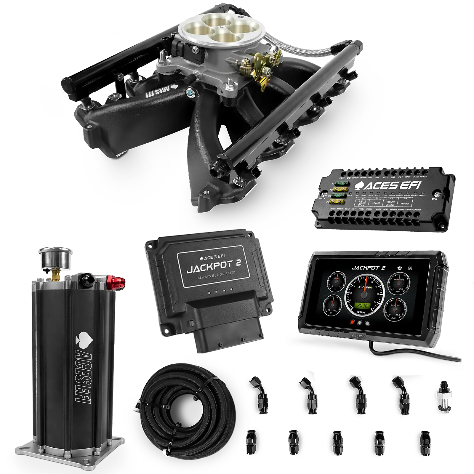 Sistema EFI Jackpot 2 LS - Kit maestro con centro de mando y depósito de compensación 2