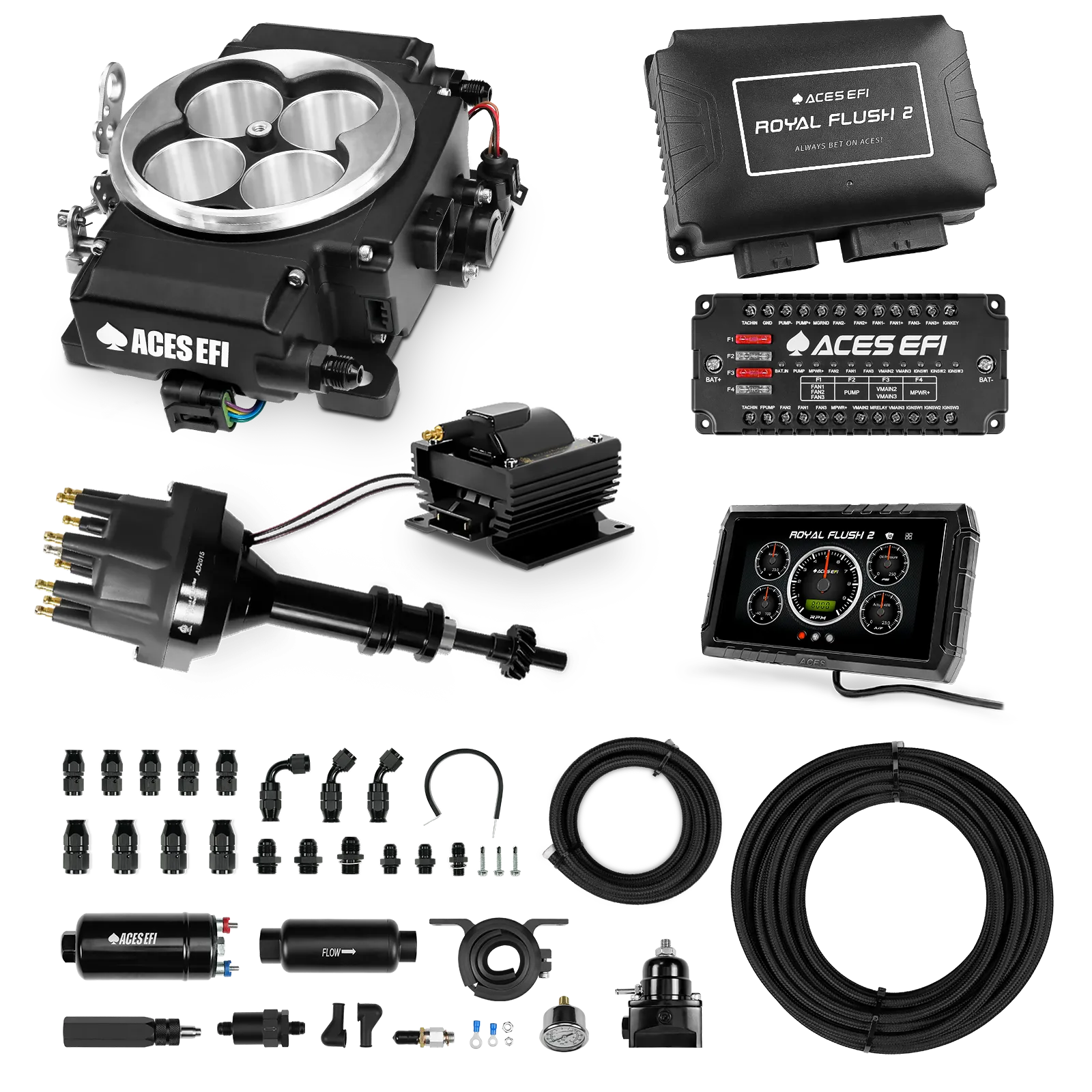 Royal Flush 2 EFI/CDI Master Kits (Black)