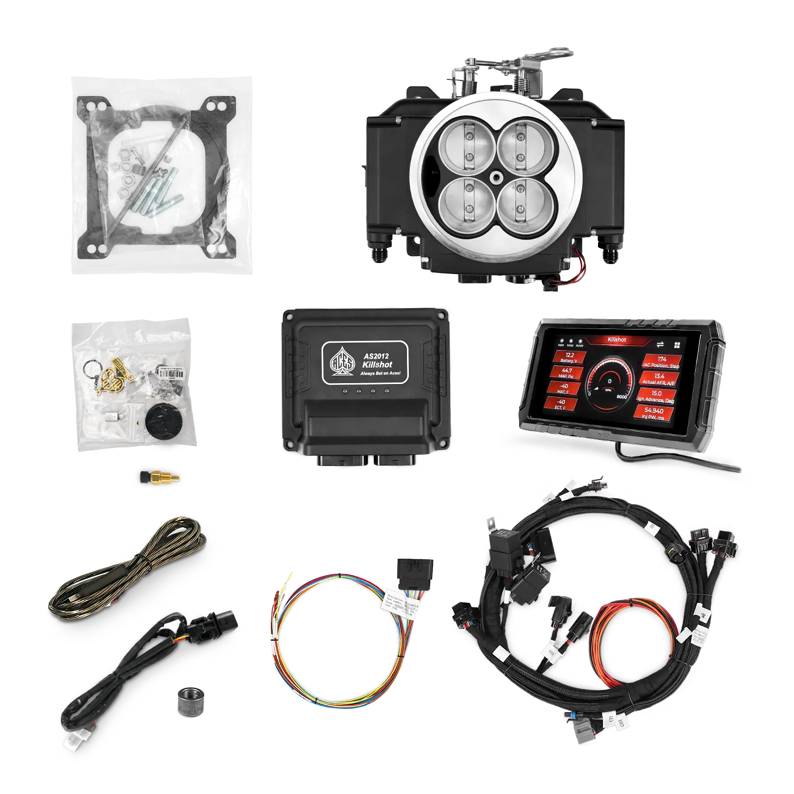 Killshot II 4-bbl EFI System Top End Kits