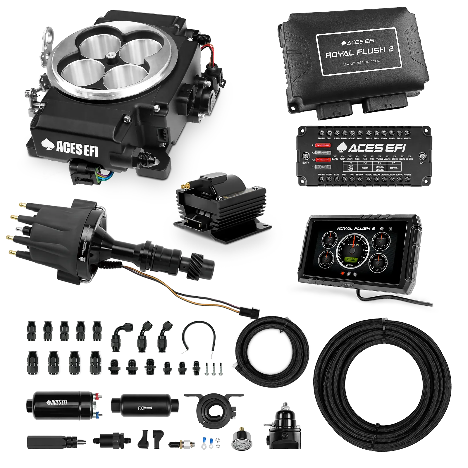 Royal Flush 2 EFI/CDI Master Kits (Black)